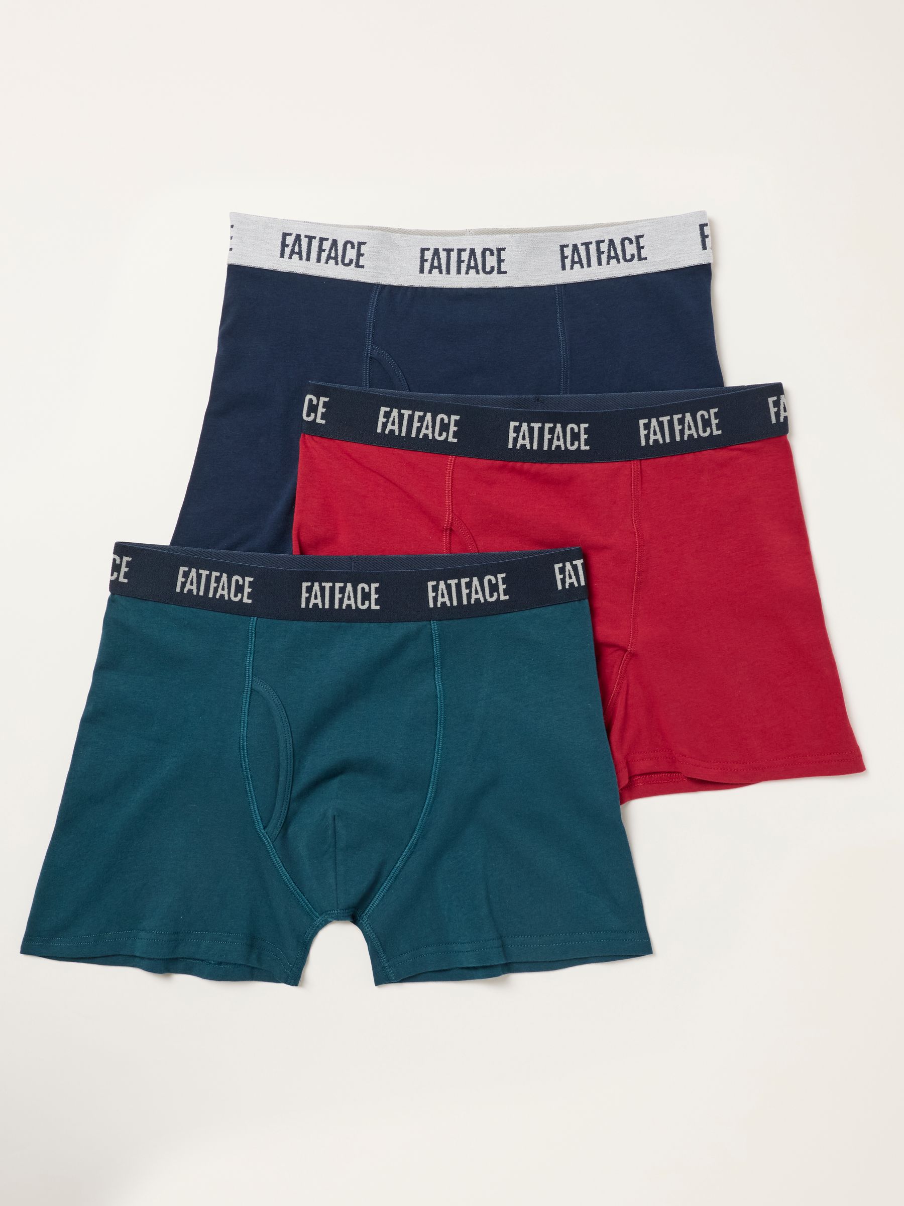 Multi 3 Pairs of Plain Boxers - Image 1 of 3 Multi 3 Pairs of Plain Boxers - Image 1 of 3