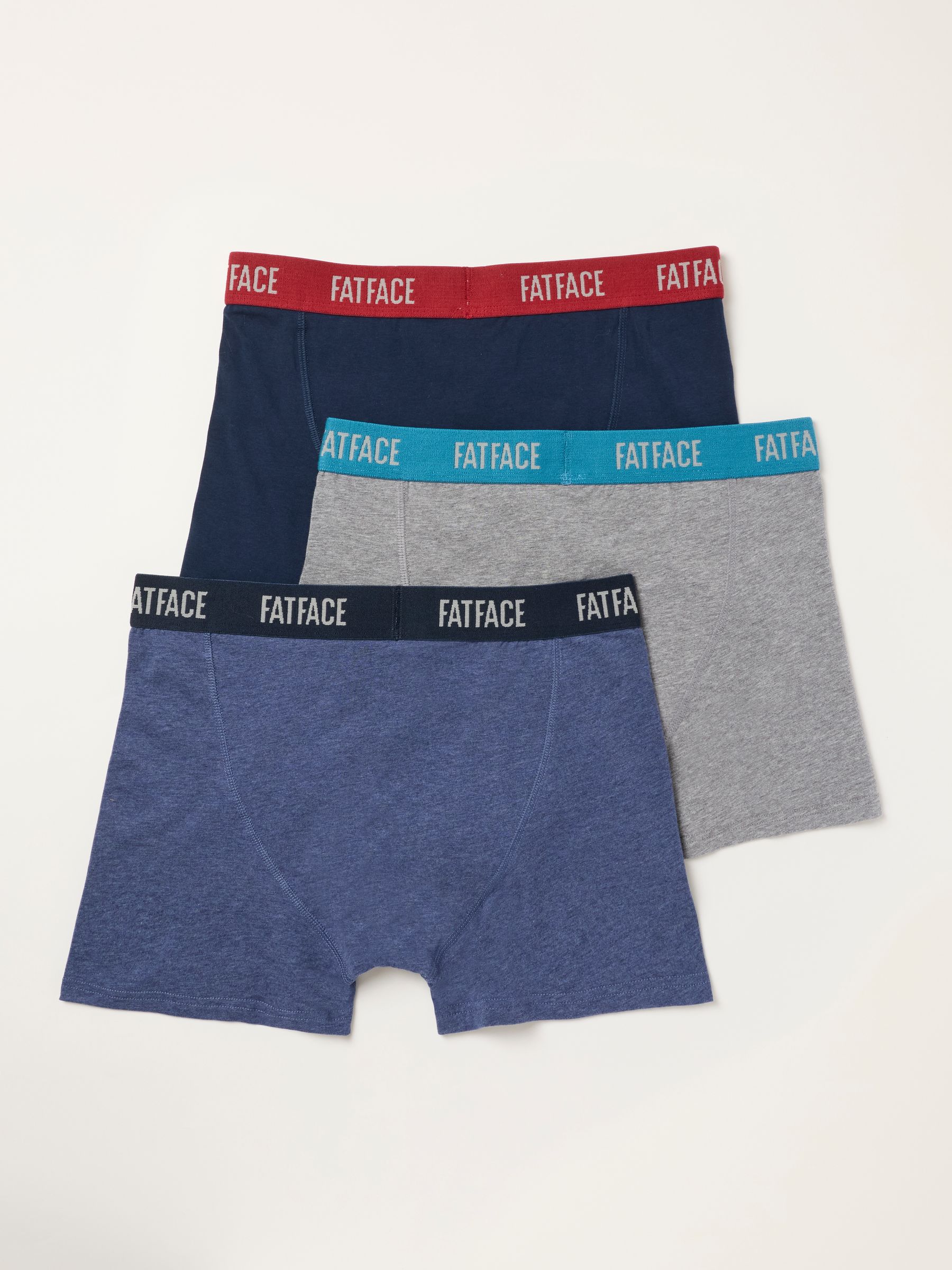 3 Pack Multi Plain Boxers - Image 2 of 3