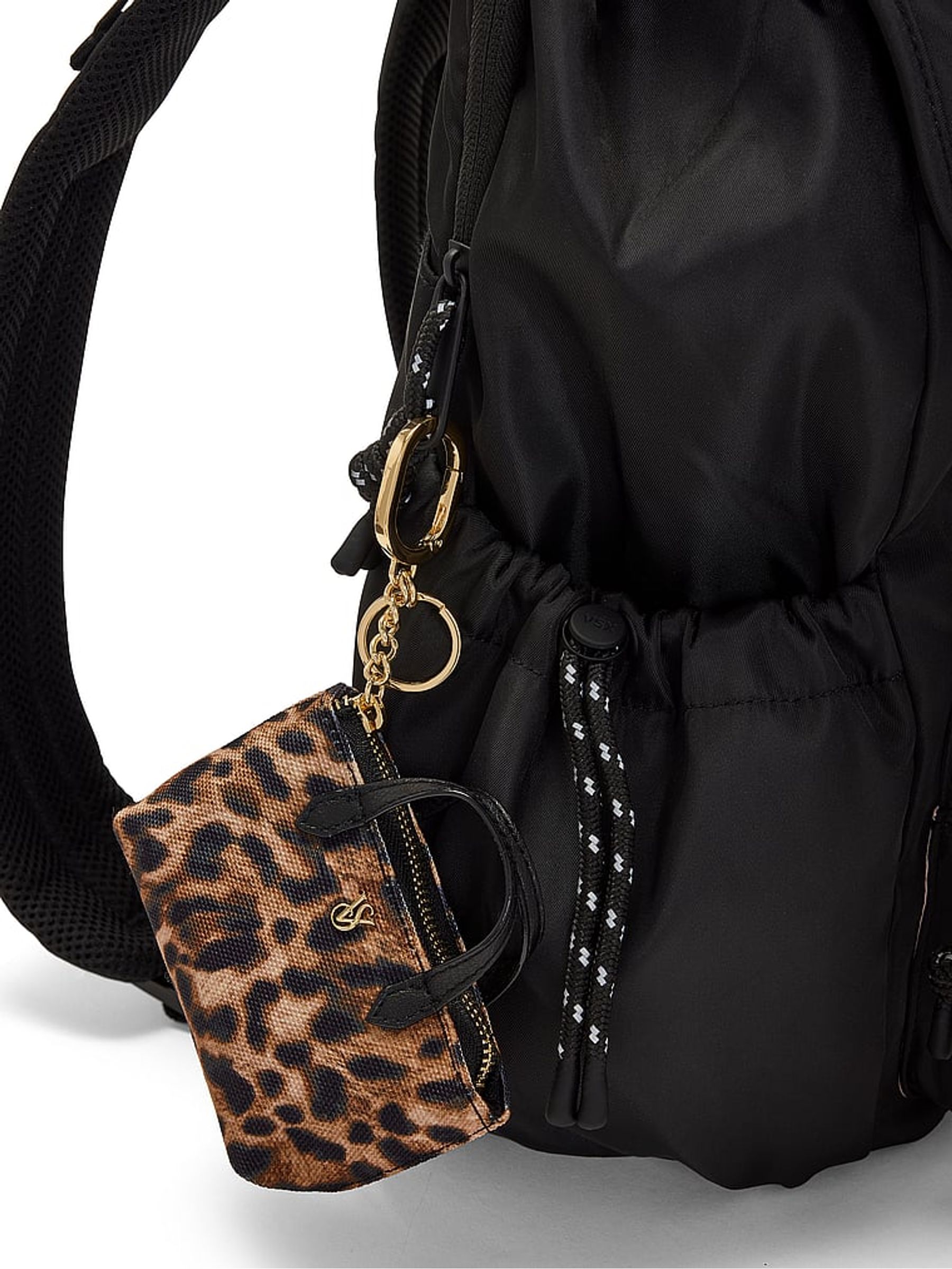 Leopard Brown Mini Tote Bag Keychain - Image 1 of 2 Leopard Brown Mini Tote Bag Keychain - Image 1 of 2