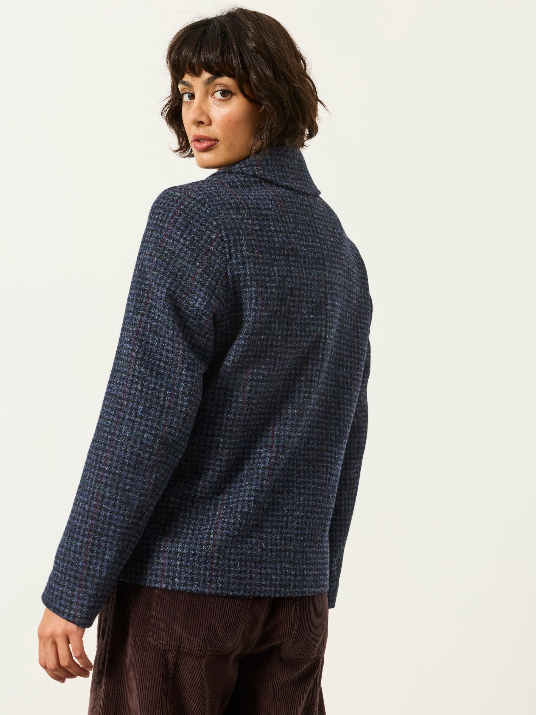 MOONS Navy Short Wool Jacket - Image 2 of 7