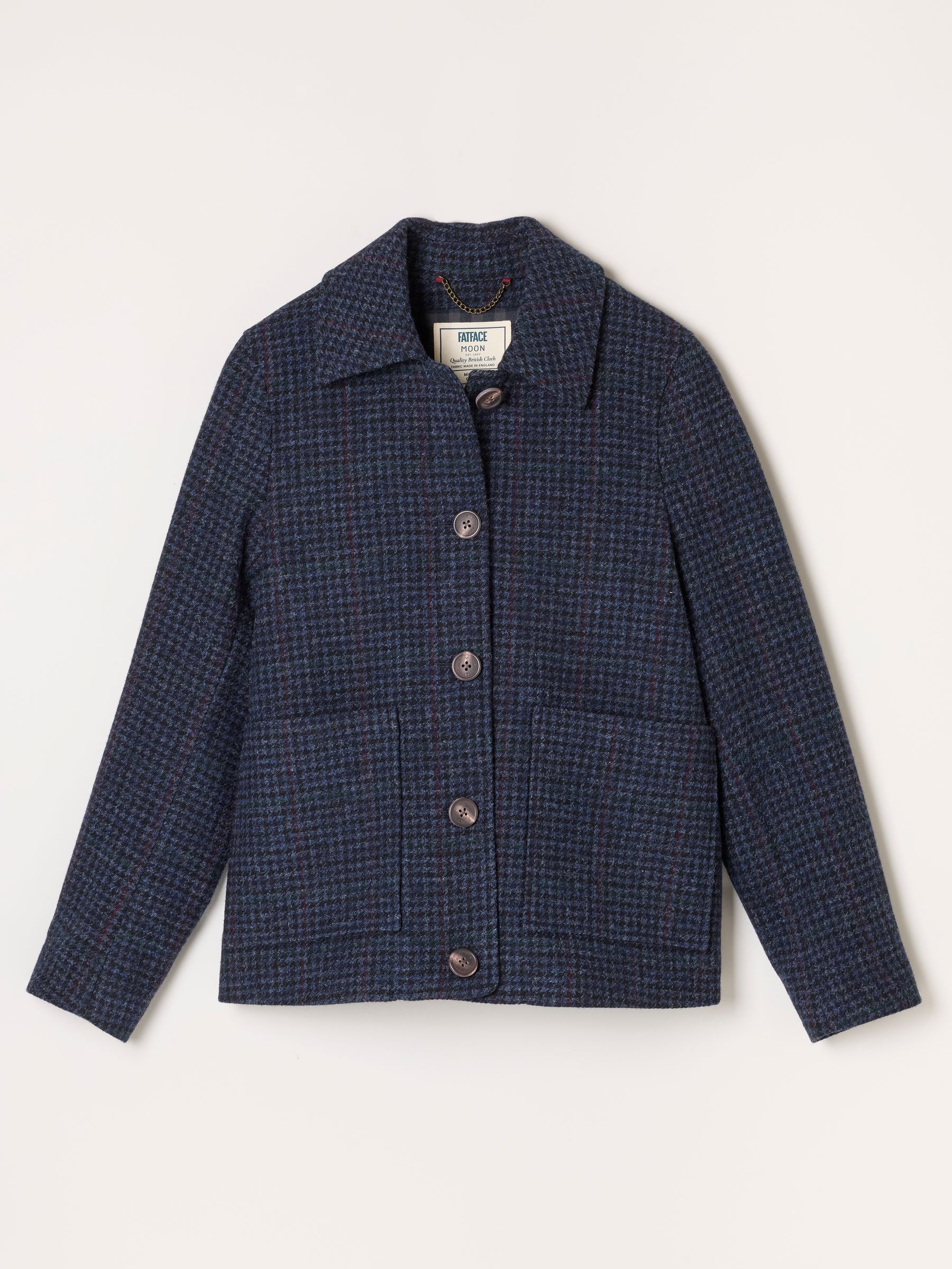 MOONS Navy Short Wool Jacket - Image 7 of 7 MOONS Navy Short Wool Jacket - Image 7 of 7