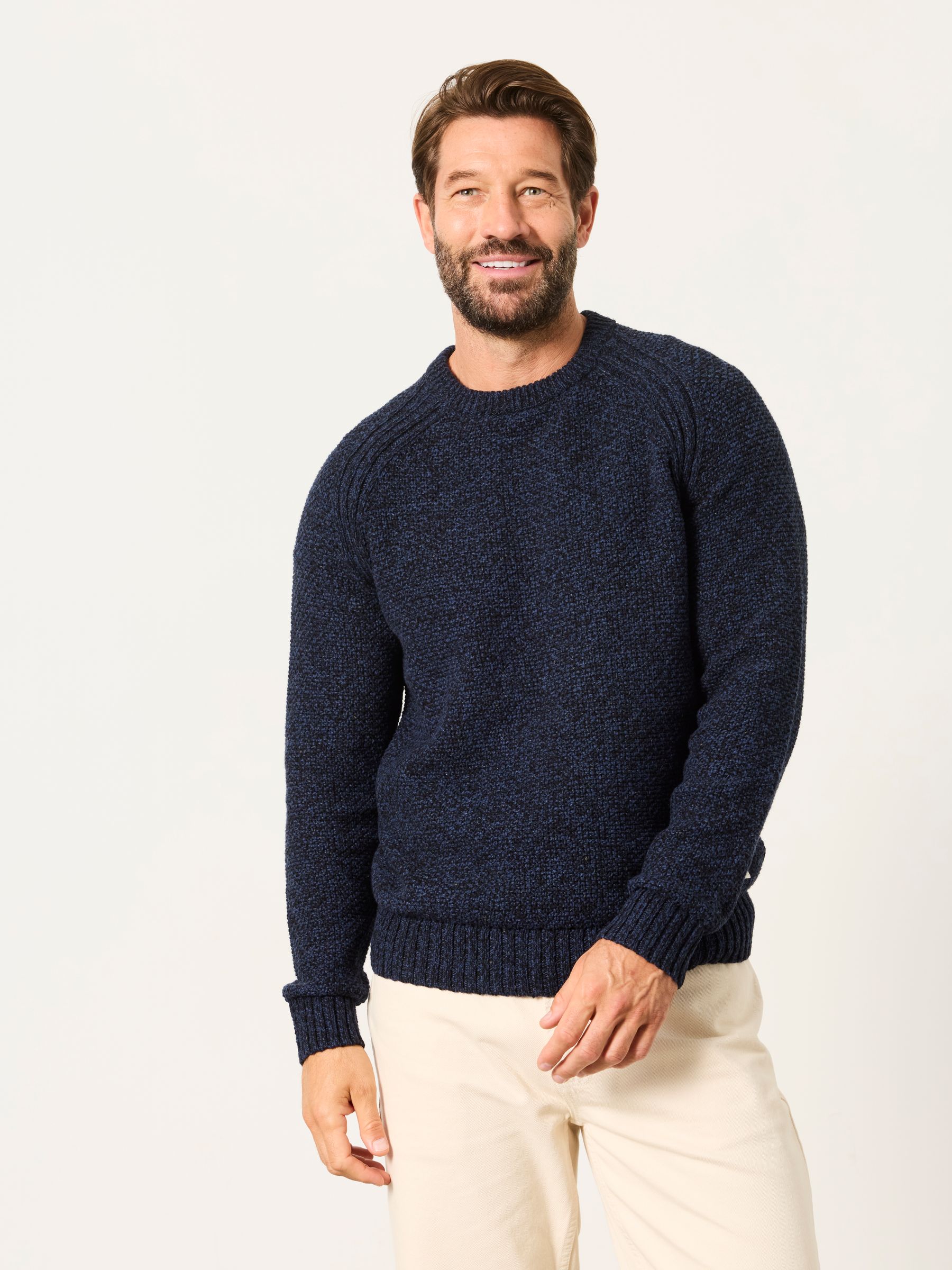 Penton Navy Crew Neck Jumper - Image 1 of 5