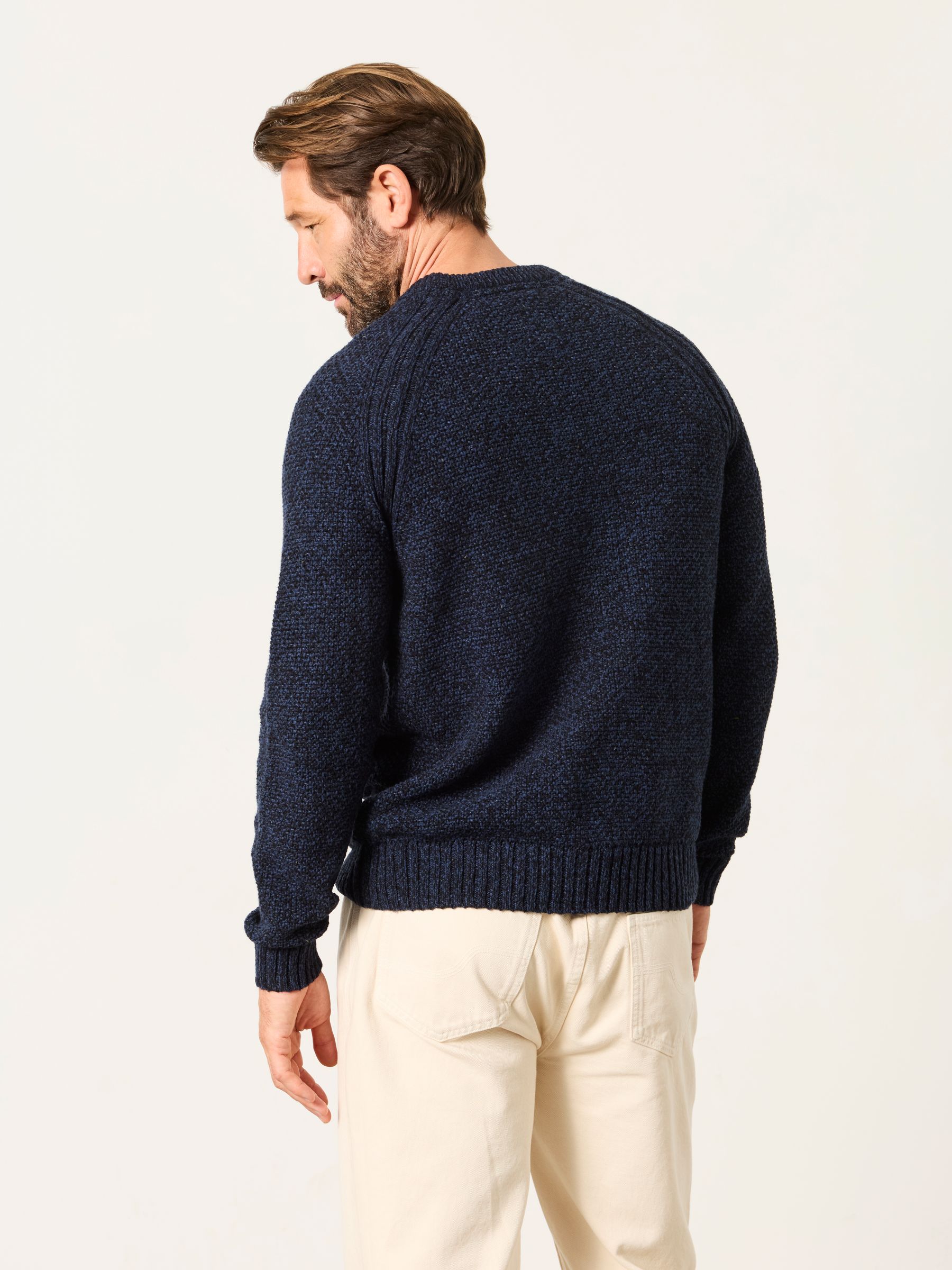 Penton Navy Crew Neck Jumper - Image 2 of 5