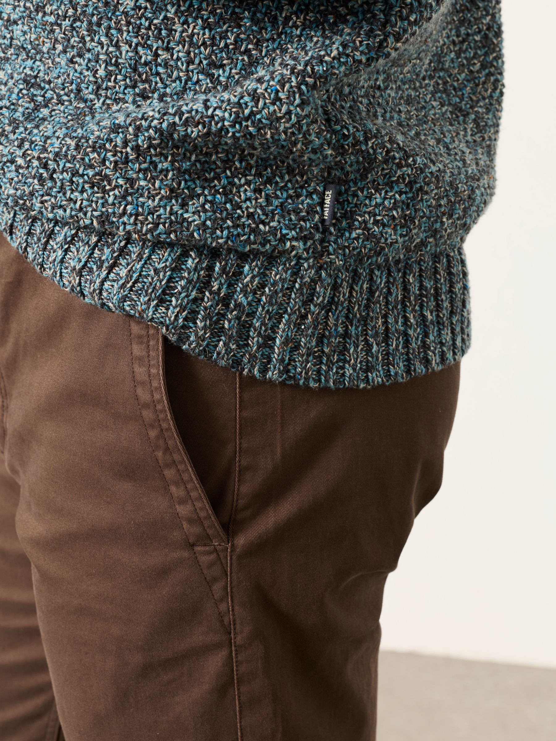 Penton Teal Blue Crew Neck Jumper - Image 3 of 7