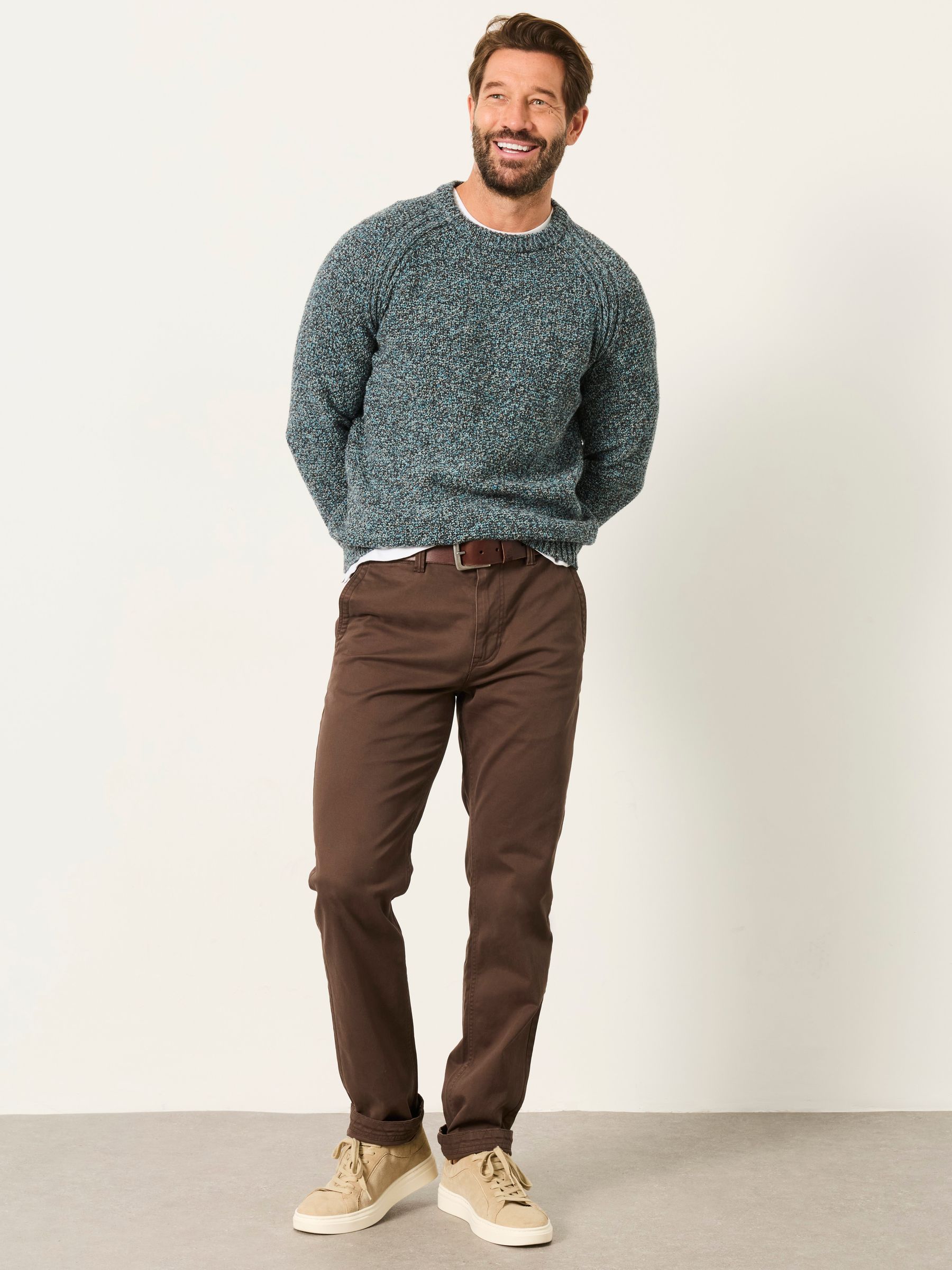 Penton Teal Blue Crew Neck Jumper - Image 5 of 7