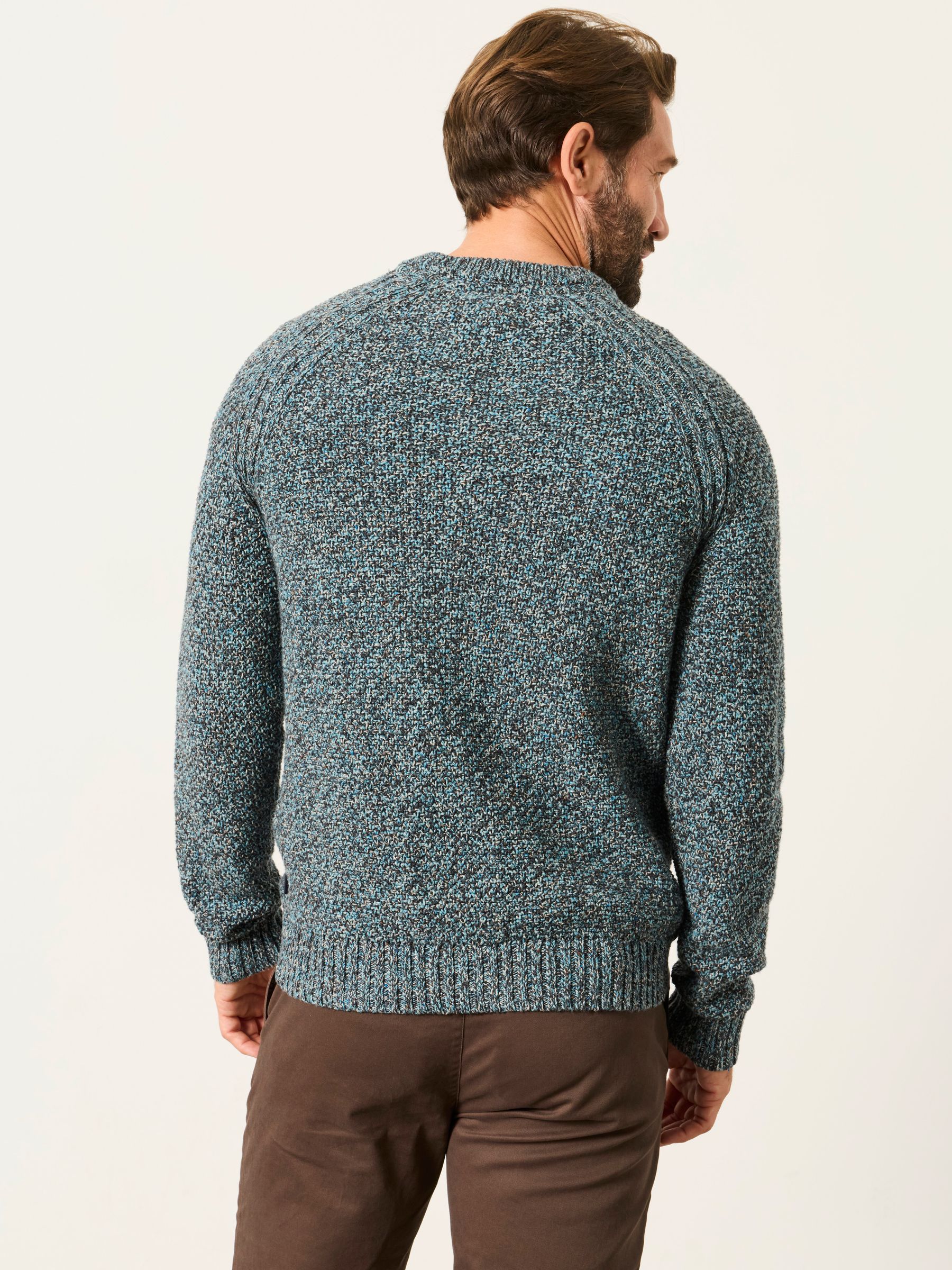 Penton Teal Blue Crew Neck Jumper - Image 6 of 7