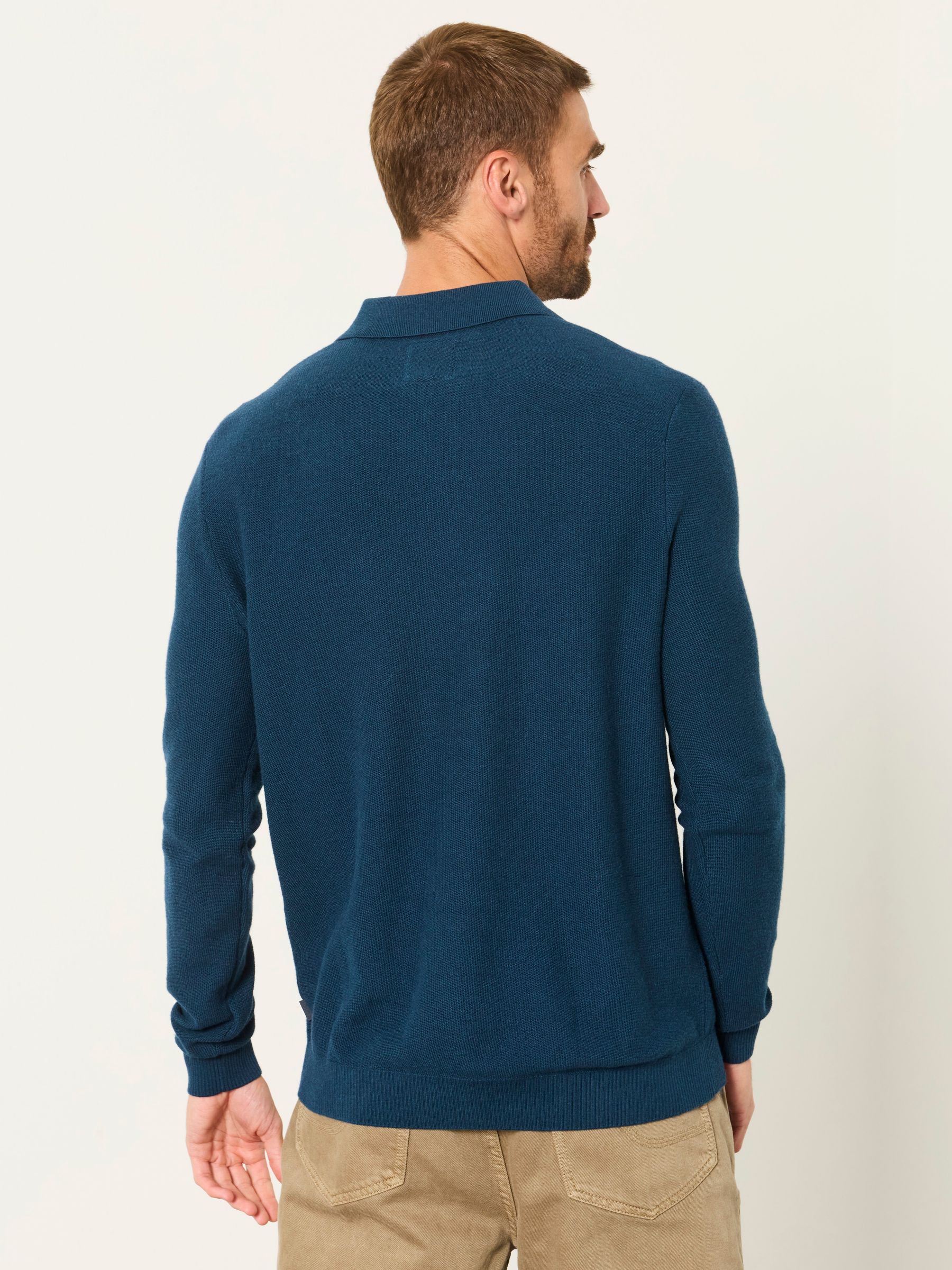 Rye Dark Teal Knitted Long Sleeve Jumper - Image 2 of 5