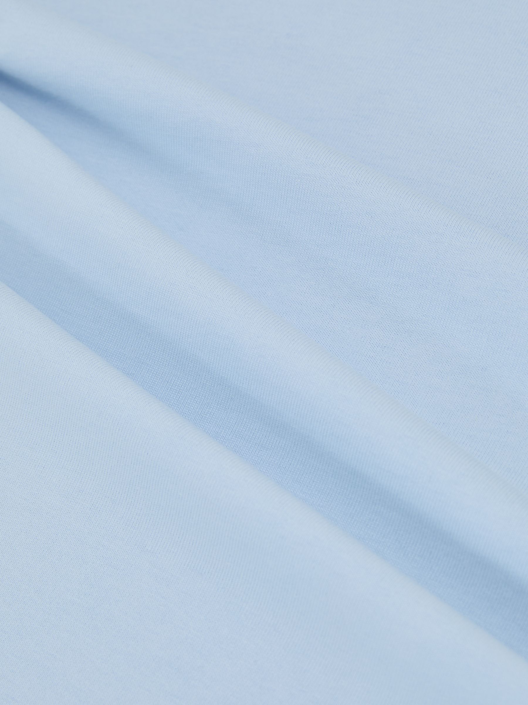 Cotton Pigment-Dyed Relaxed-Fit T-Shirt in Soft Blue - Image 6 of 6