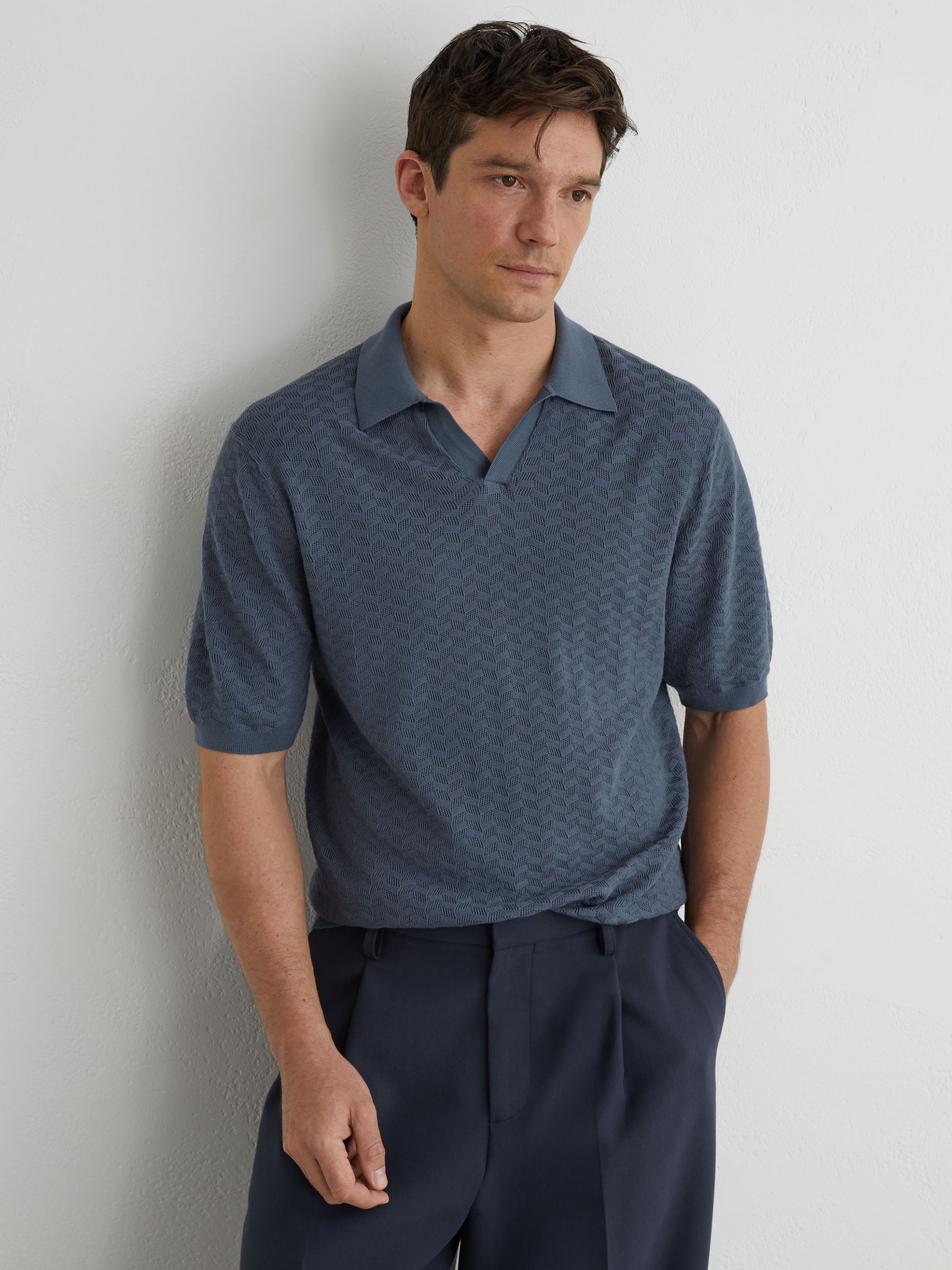 Polo Shirts in Airforce Blue - Image 3 of 7