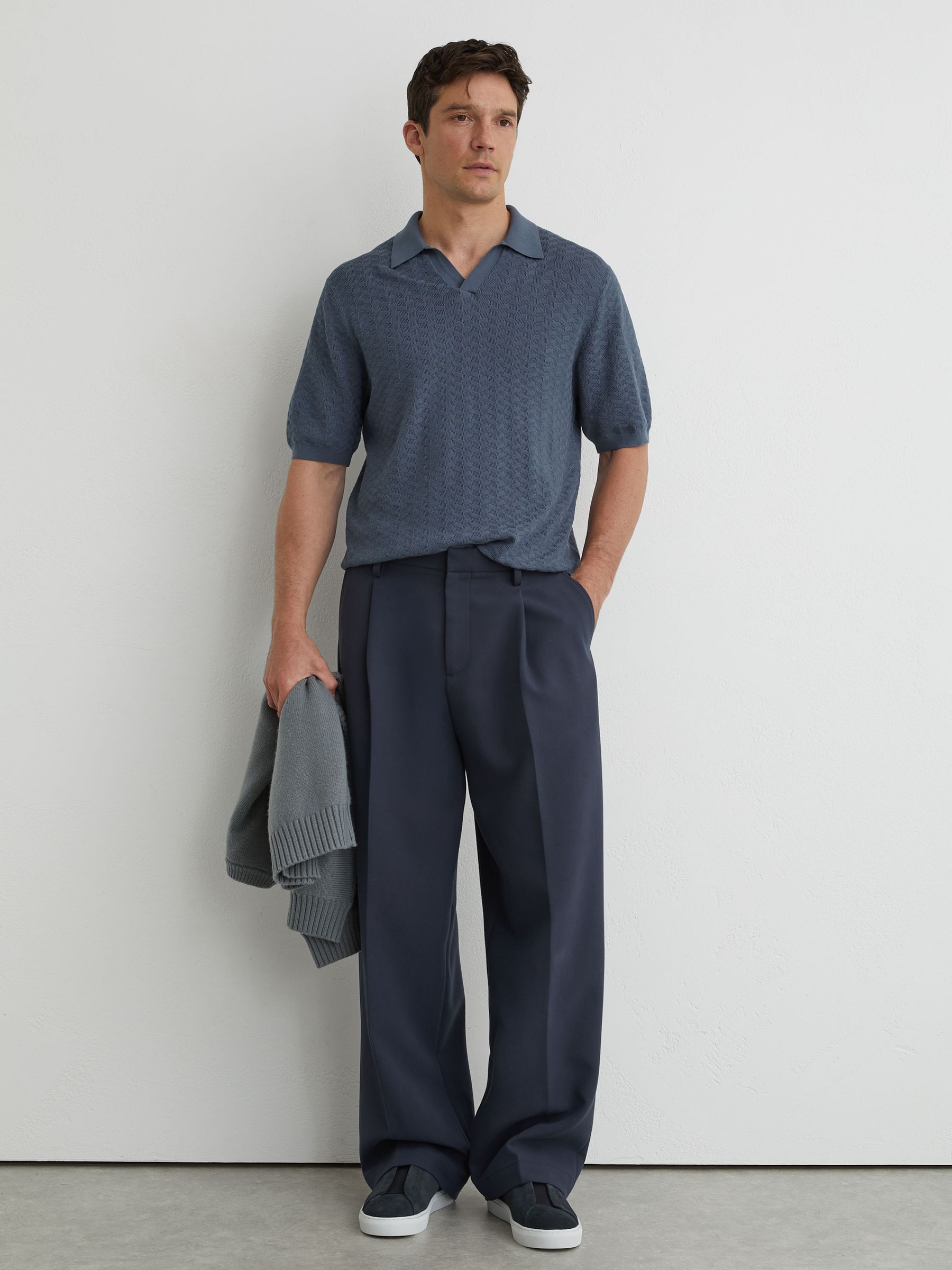 Polo Shirts in Airforce Blue - Image 4 of 7