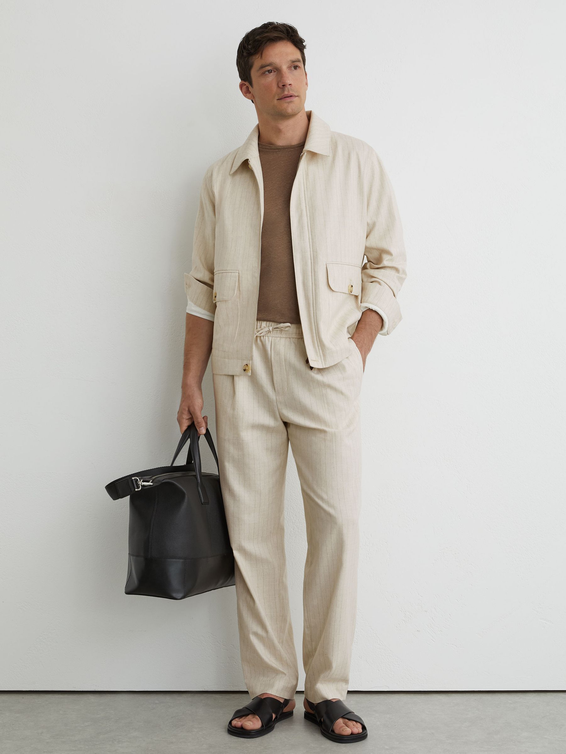 Trousers in Off White - Image 1 of 8