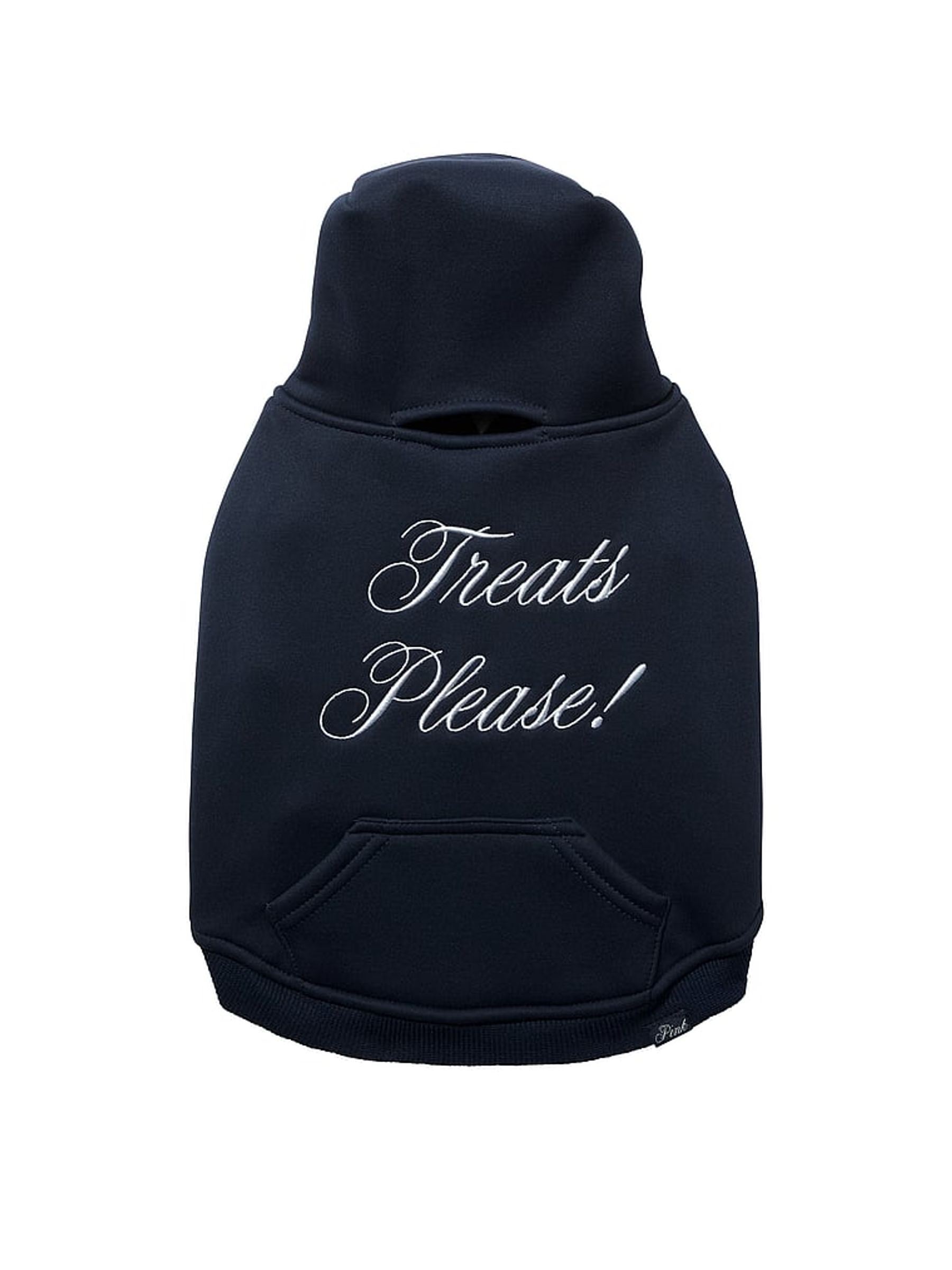 Noir Navy Blue 'Treats Please' Pet Hoodie - Image 1 of 3