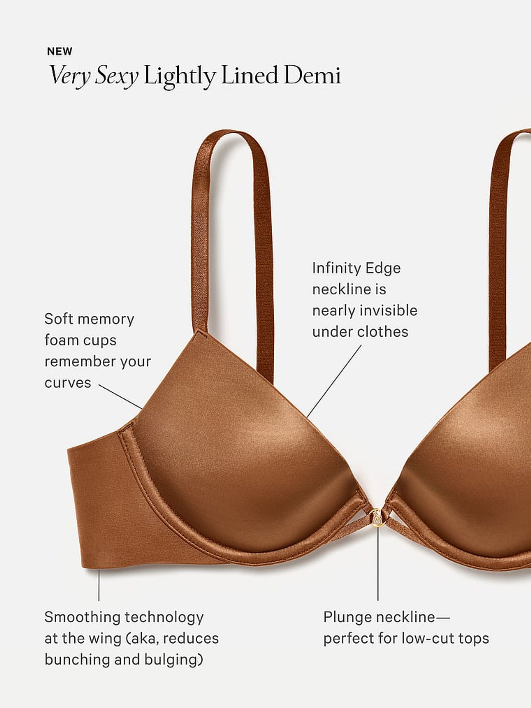 Marzipan Nude Lightly Lined Demi Bra - Image 3 of 3