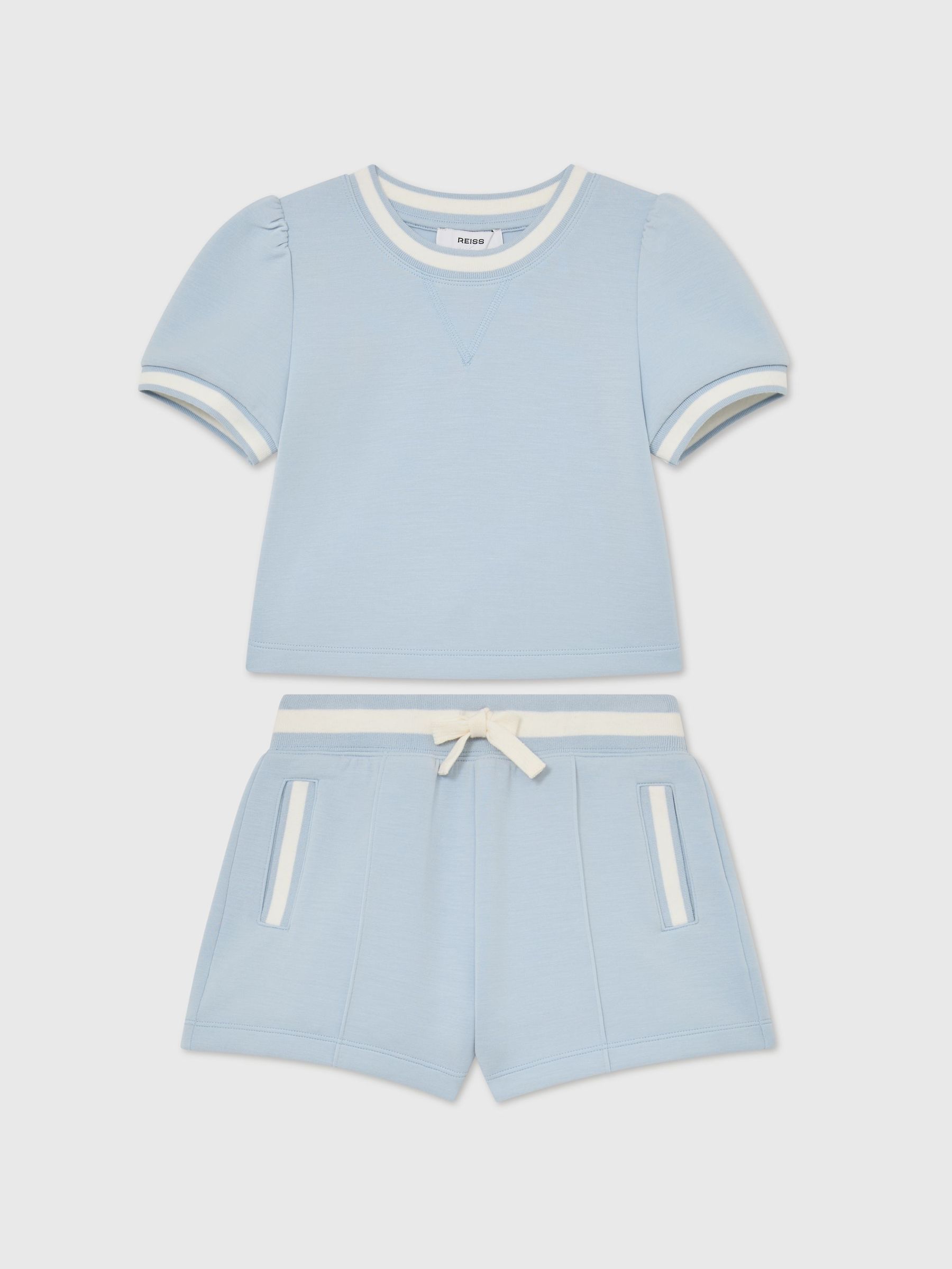 Top & Jogger Set in Pale Blue - Image 1 of 3