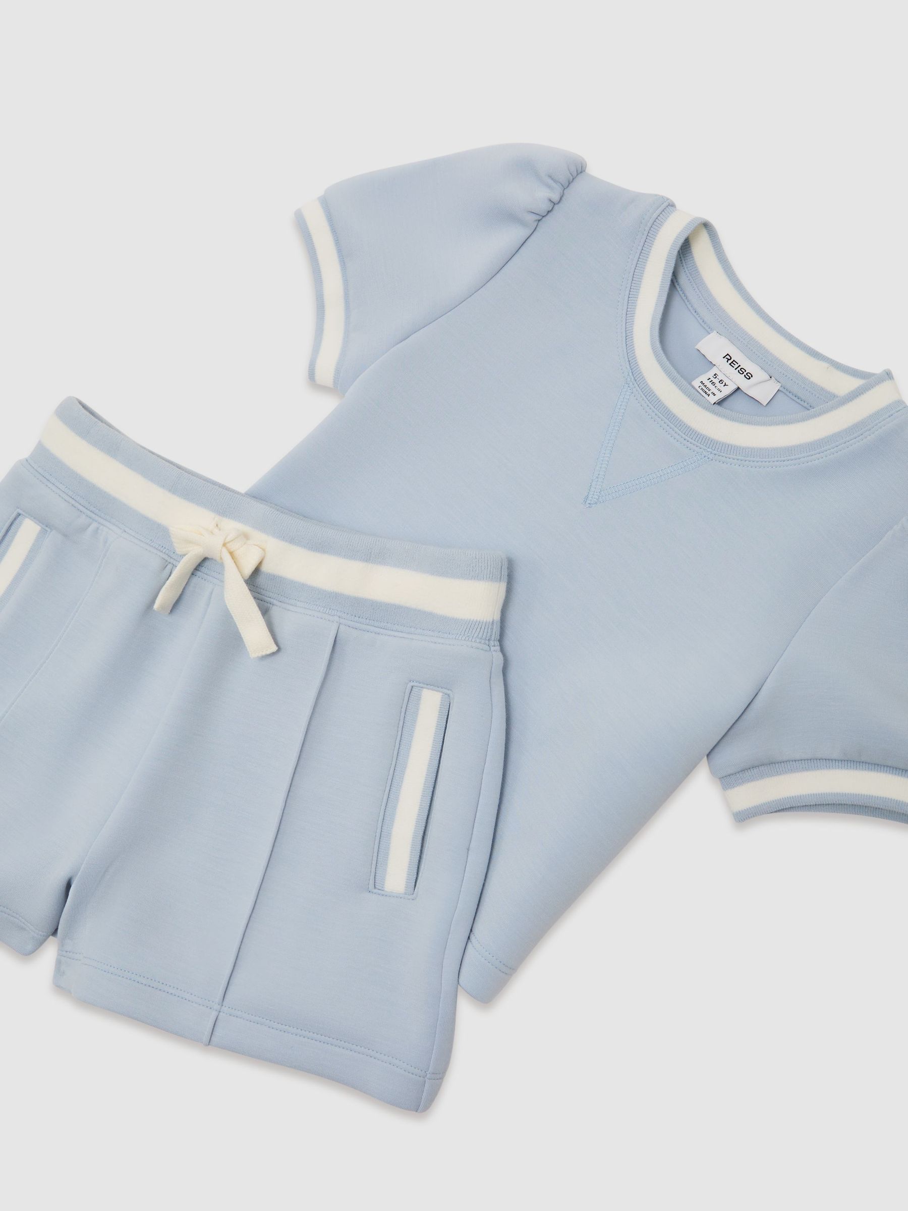 Top & Jogger Set in Pale Blue - Image 3 of 3