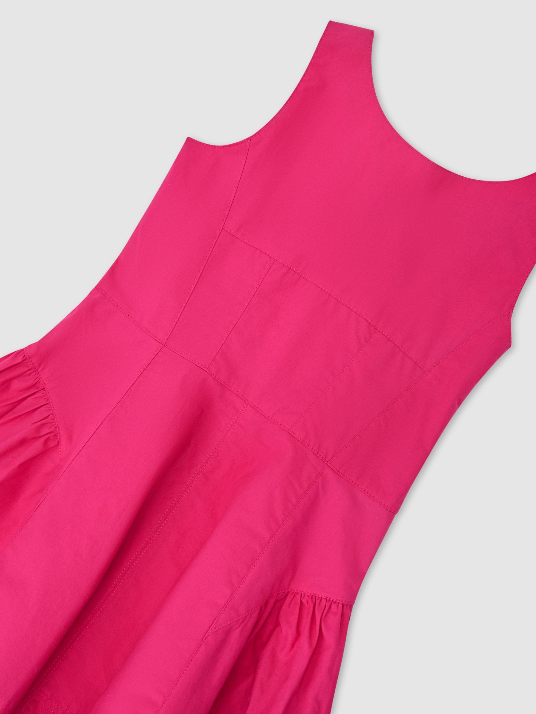 13-14 yrs Cotton Polka-Dot Sleeveless Dress in Pink - Image 1 of 3