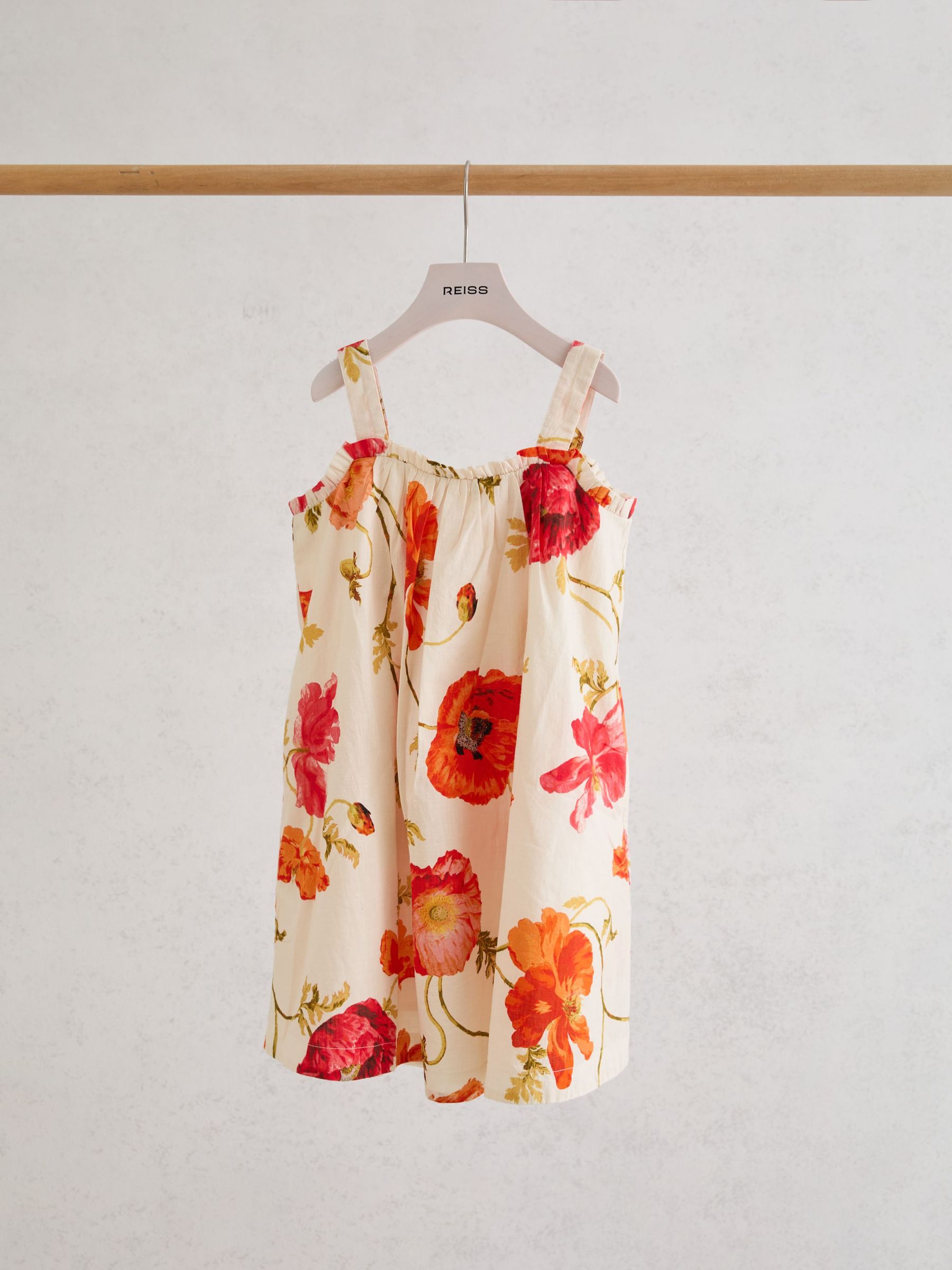 Dress in White Print - Image 2 of 3