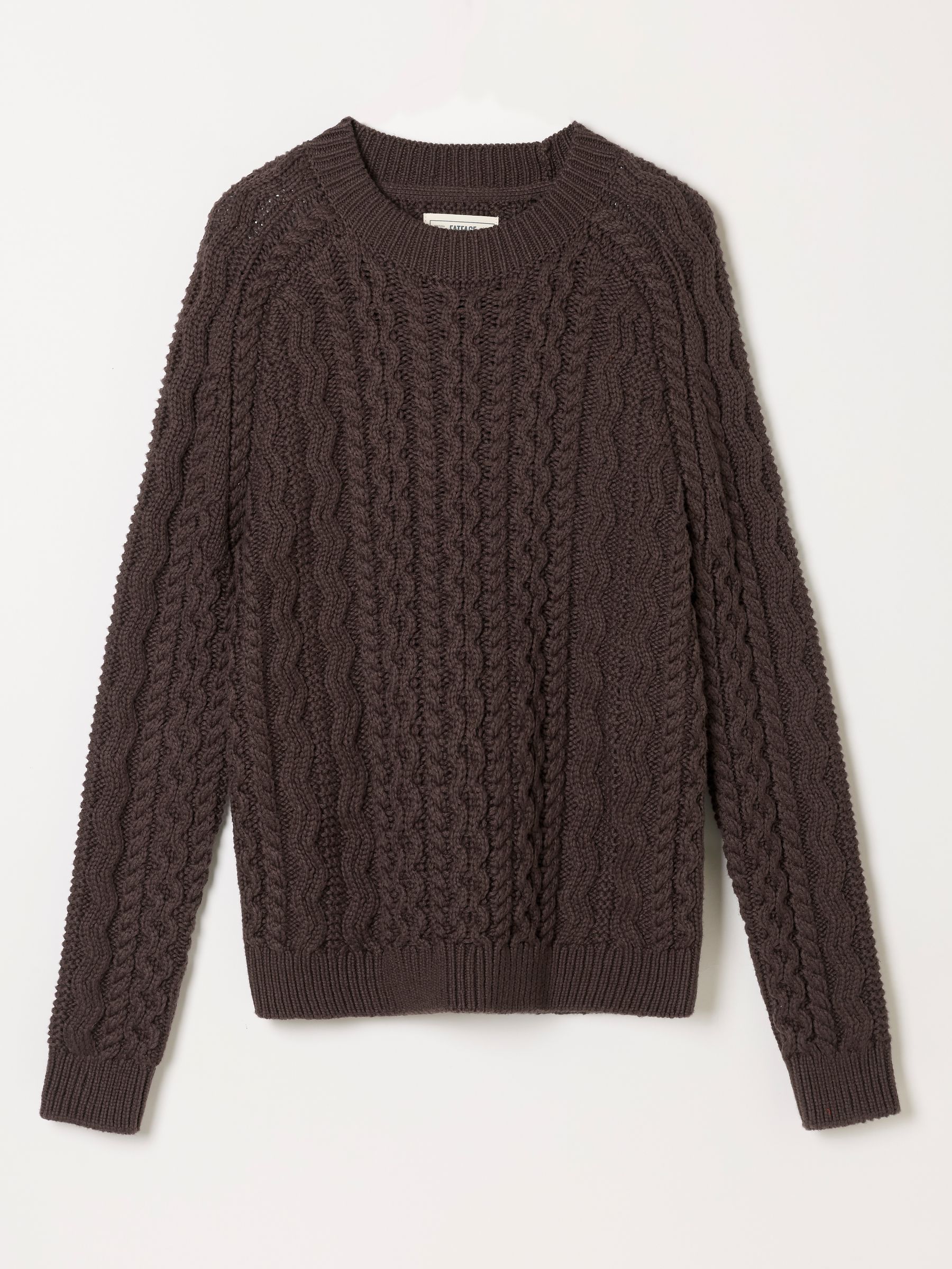 Bryony Chocolate Brown Knitted Cable Jumper - Image 7 of 7 Bryony Chocolate Brown Knitted Cable Jumper - Image 7 of 7