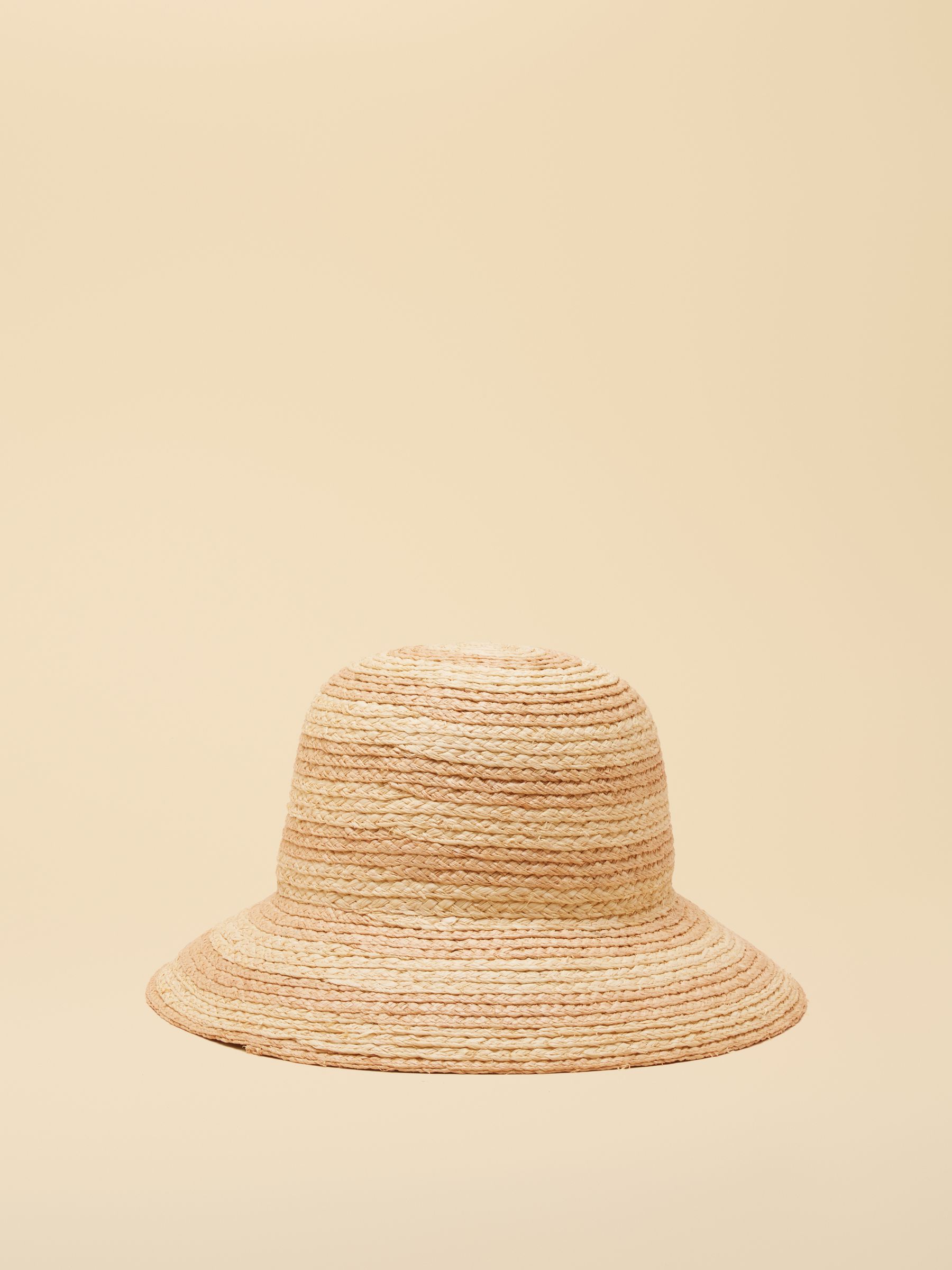 Albany Neutral Stripe Cloche Hat - Image 5 of 9