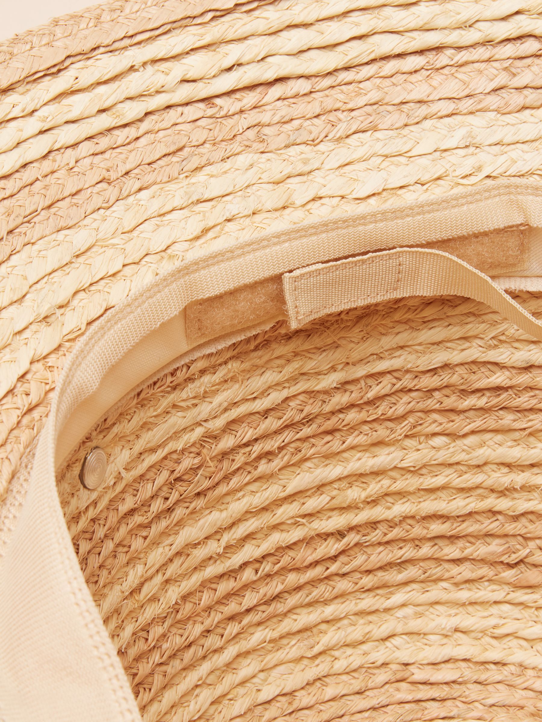 Albany Neutral Stripe Cloche Hat - Image 8 of 9