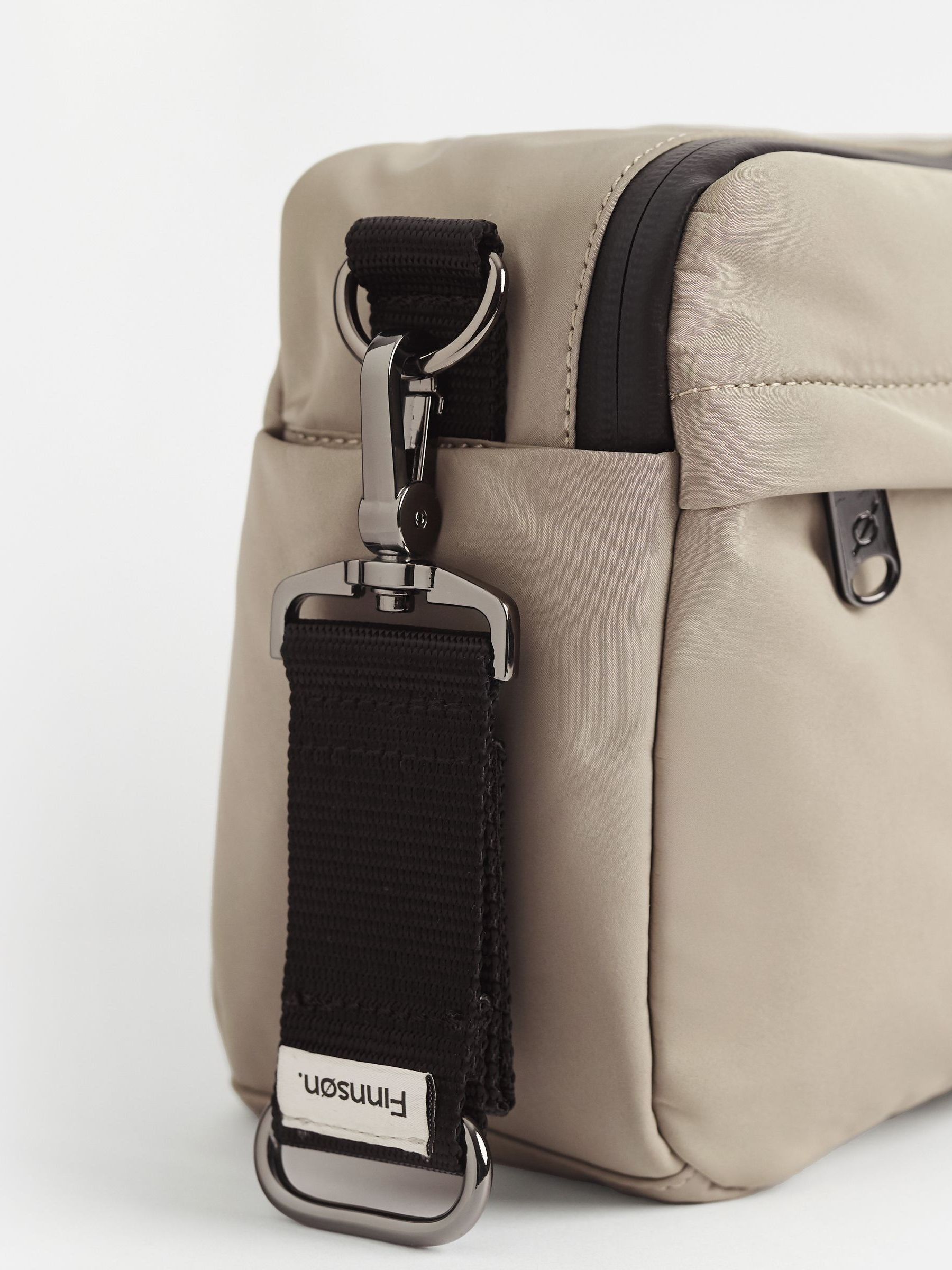 Finnson Taupe Frida Stroller Organiser With Stroller Clips - Image 5 of 6