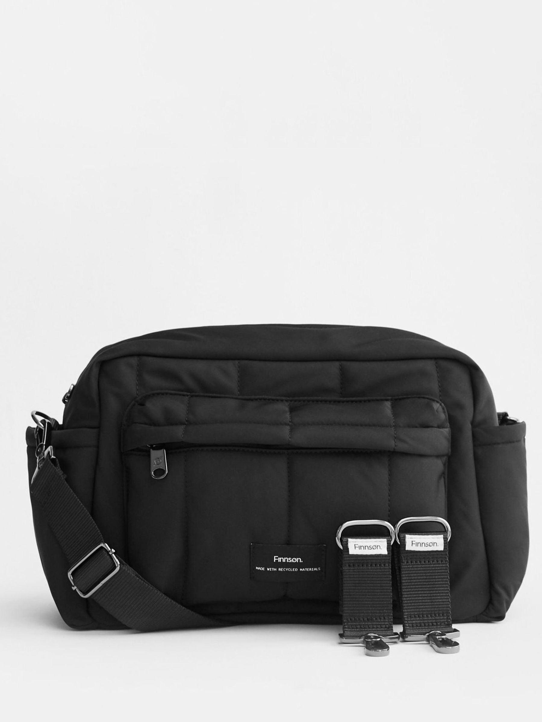 Black Freya Stroller Organiser Changing Bag With Strolle Clips - Image 2 of 5