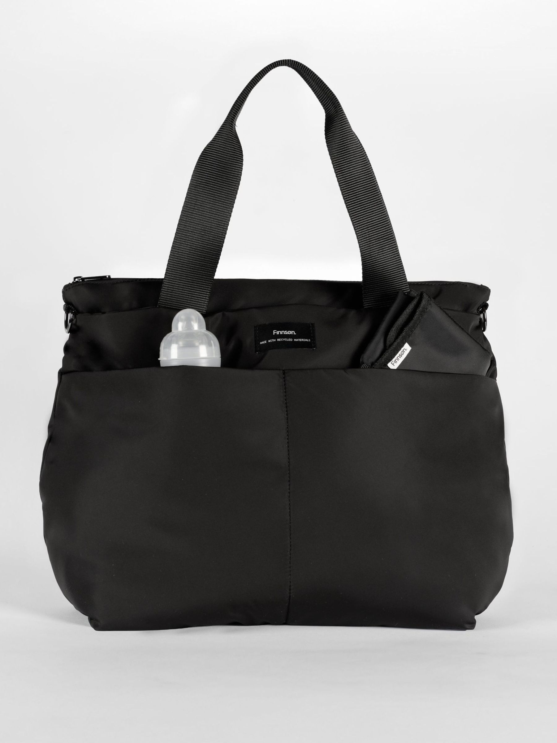 Finnson Black Sigrid Changing Bag With Changing Mat - Image 5 of 7