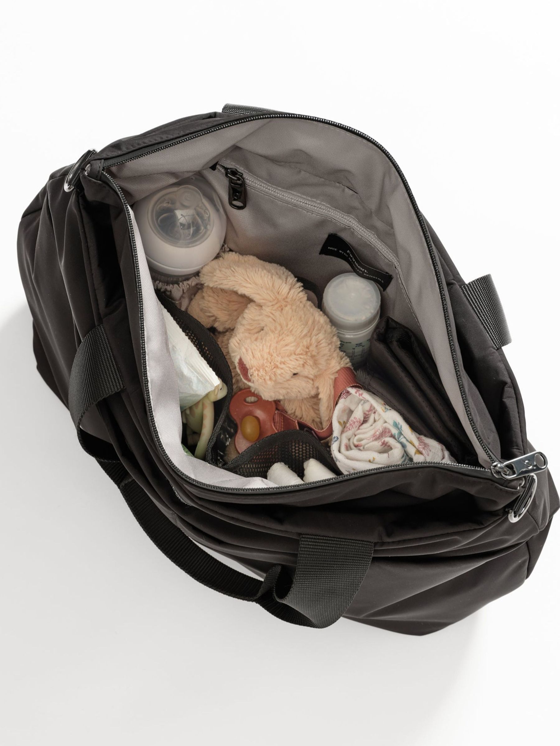 Finnson Black Sigrid Changing Bag With Changing Mat - Image 6 of 7