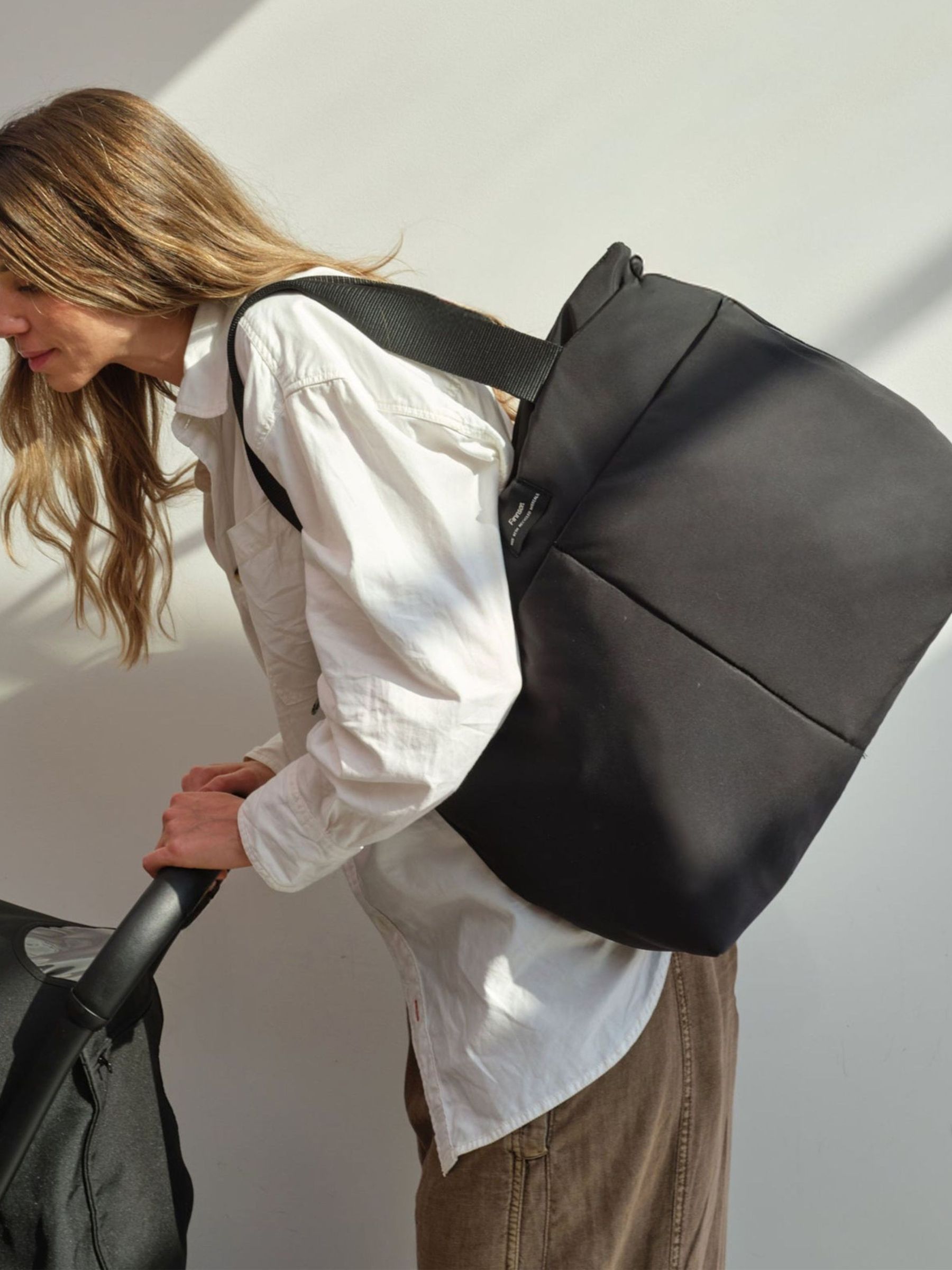 Finnson Black Sigrid Changing Bag With Changing Mat - Image 7 of 7