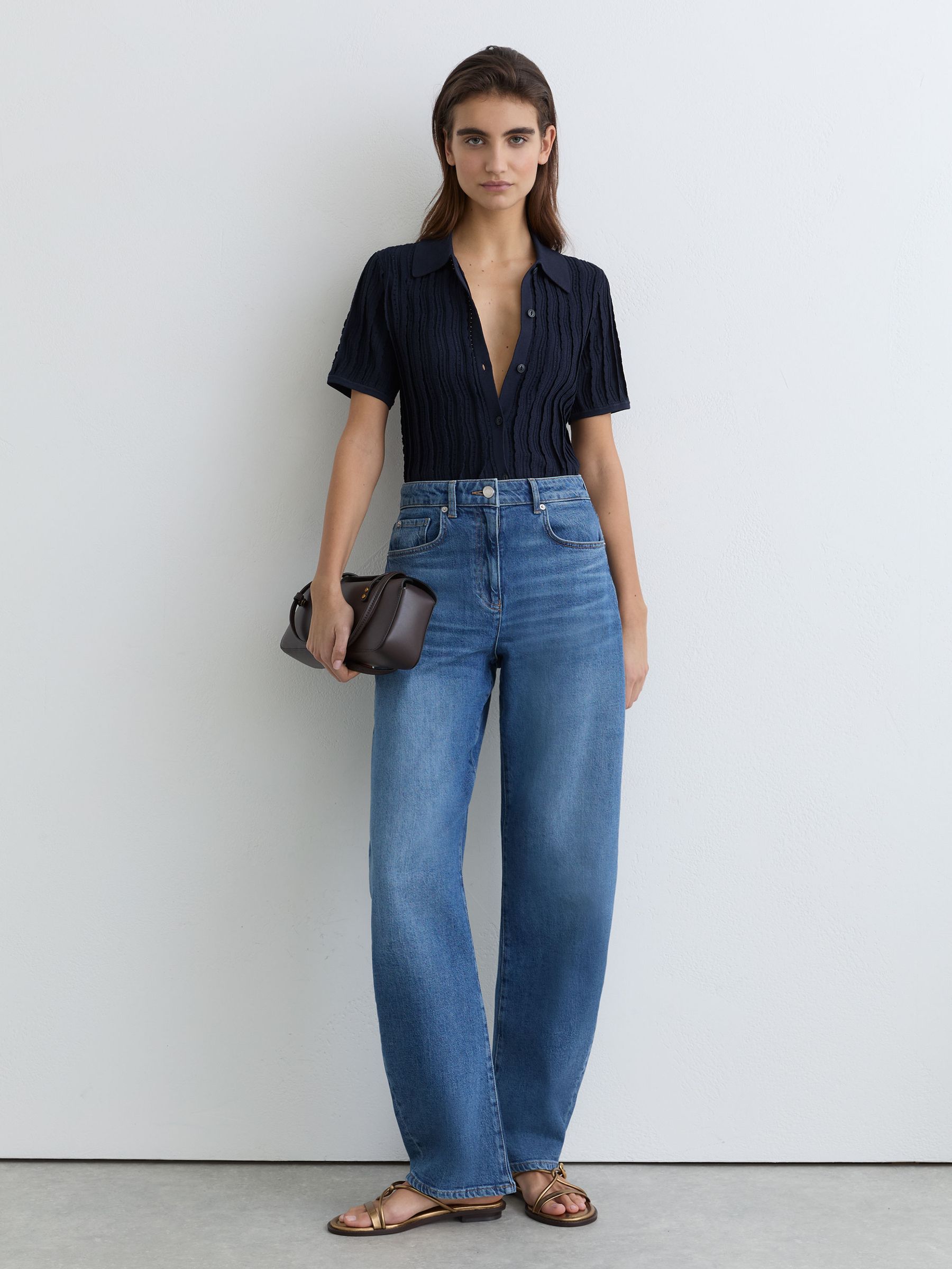 Polo Shirts in Navy - Image 3 of 6