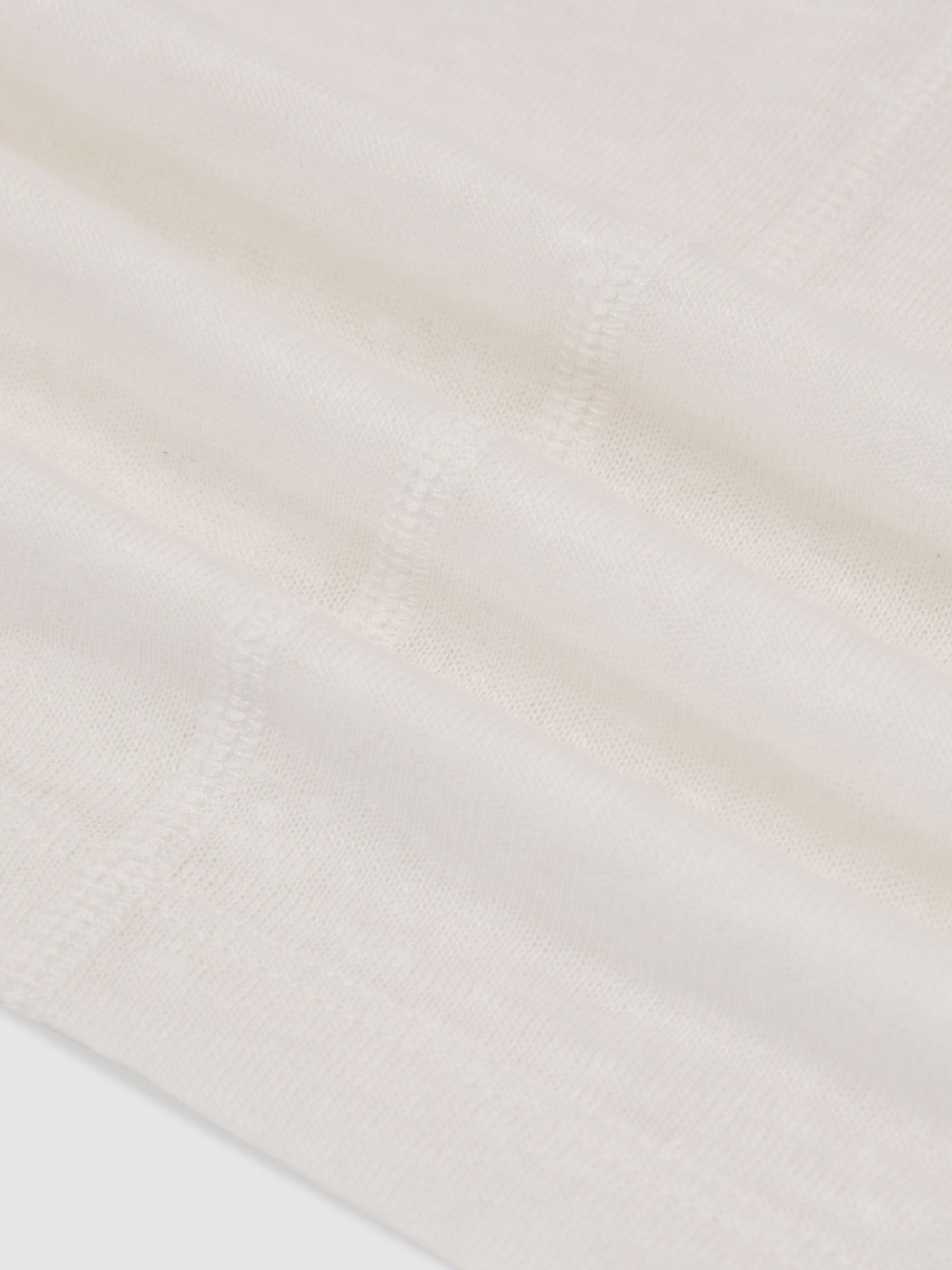 Linen Racer-Back Vest in White - image 3