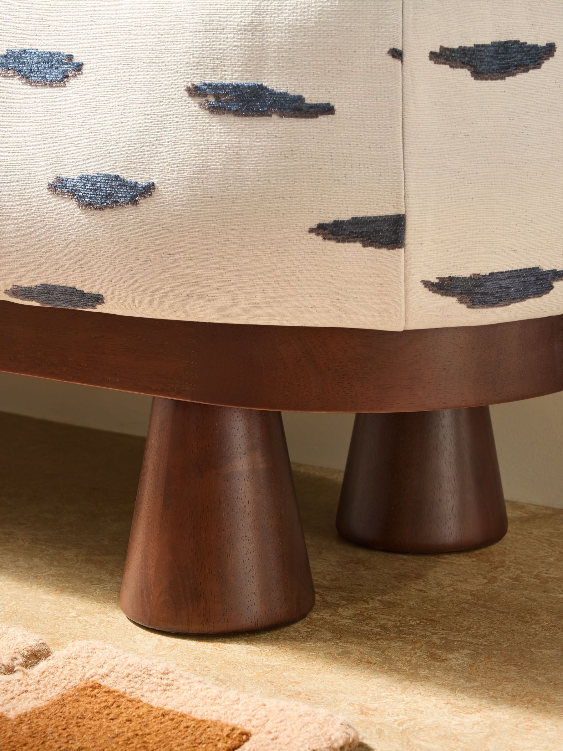 Talvi Bench in Mikumo Blue - Image 2 of 3