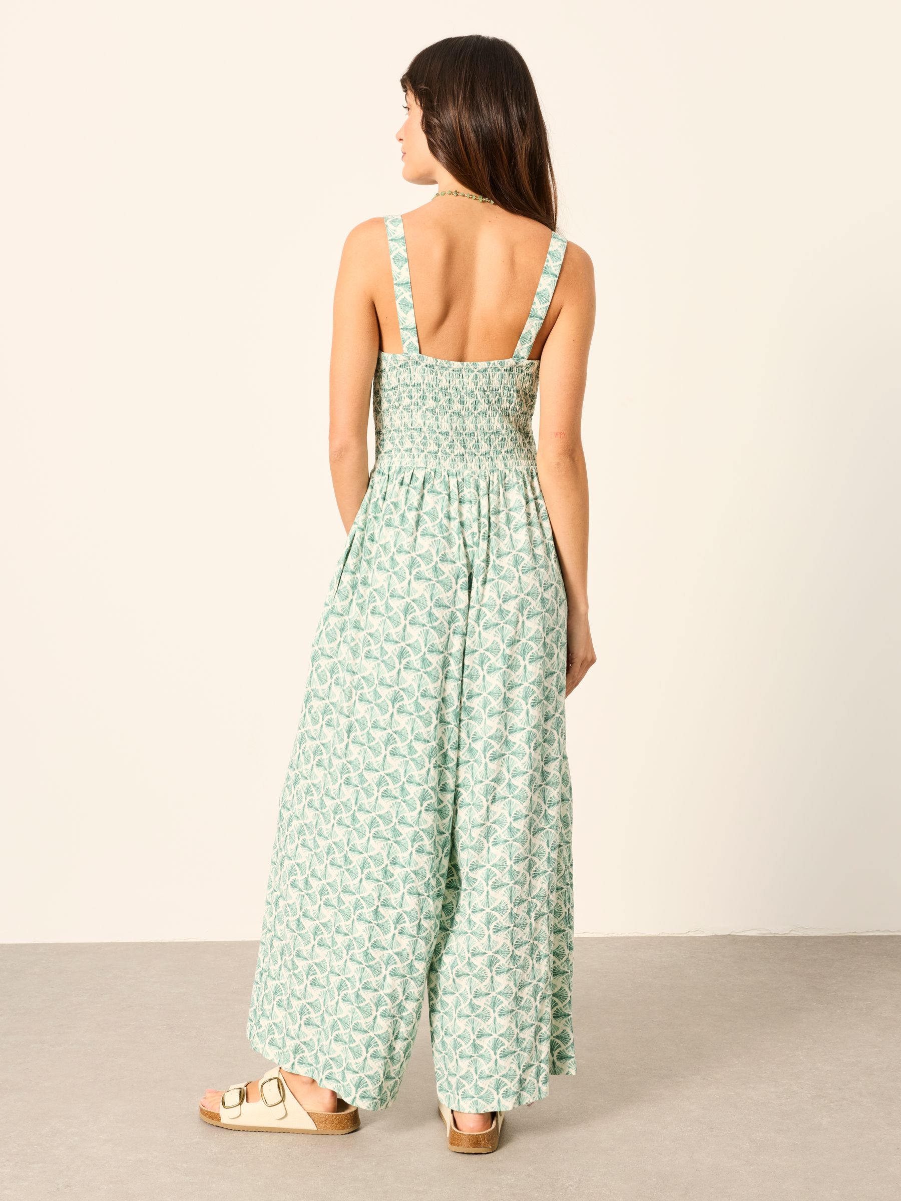 Ruby Green Fan Geo Petite Jumpsuit - Image 2 of 6