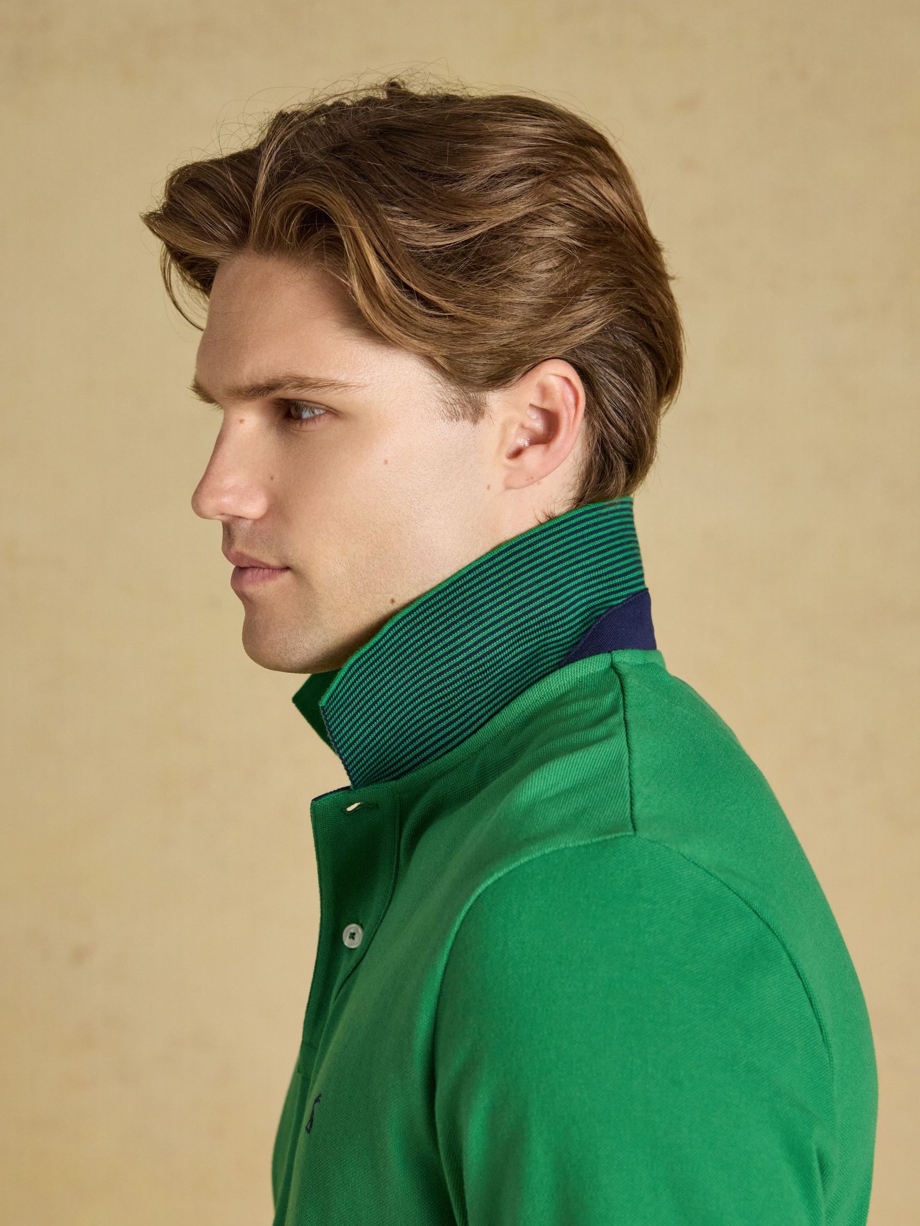 Woody Green Cotton Pique Polo Shirt - Image 3 of 9