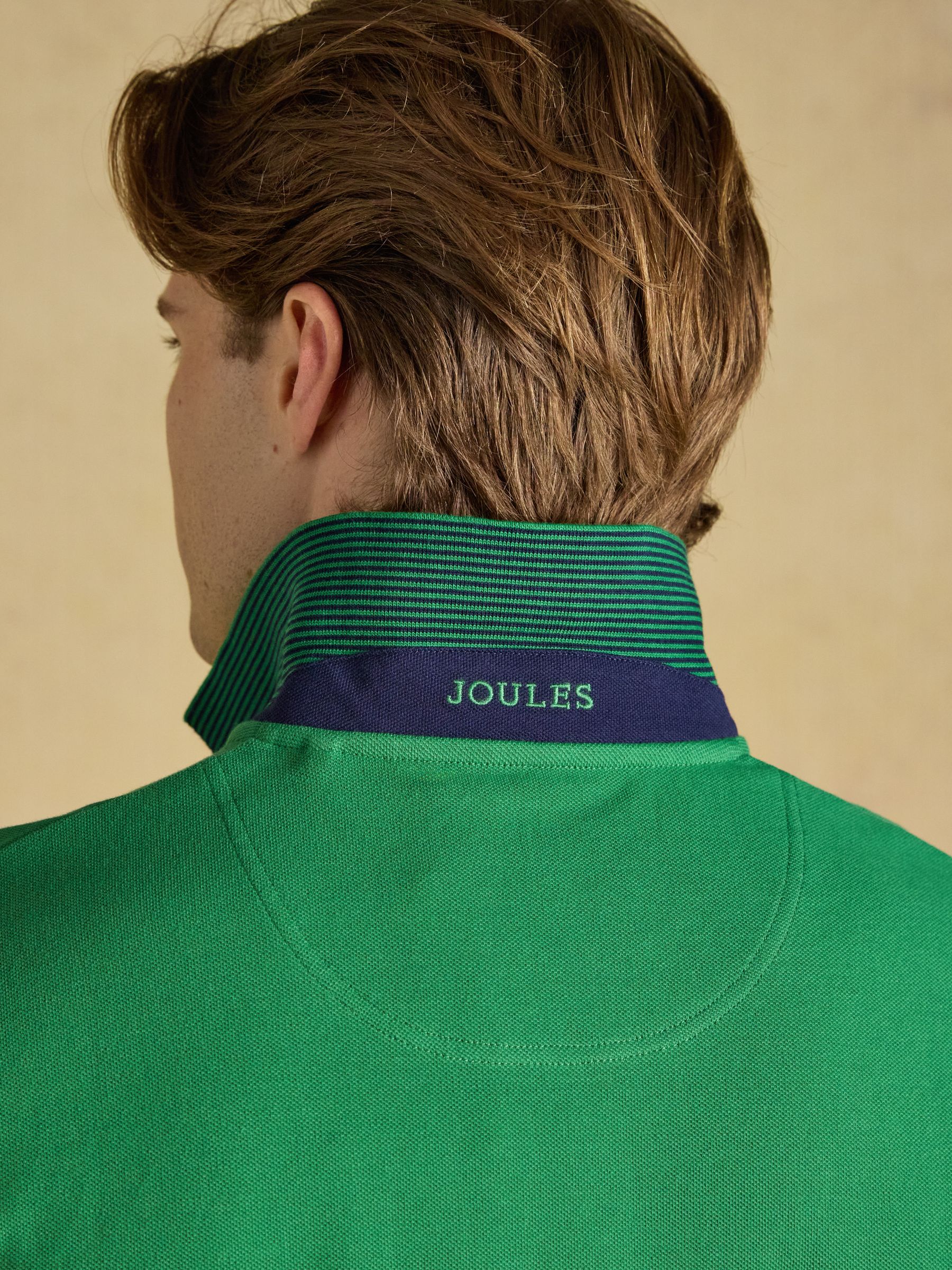 Woody Green Cotton Pique Polo Shirt - Image 6 of 9