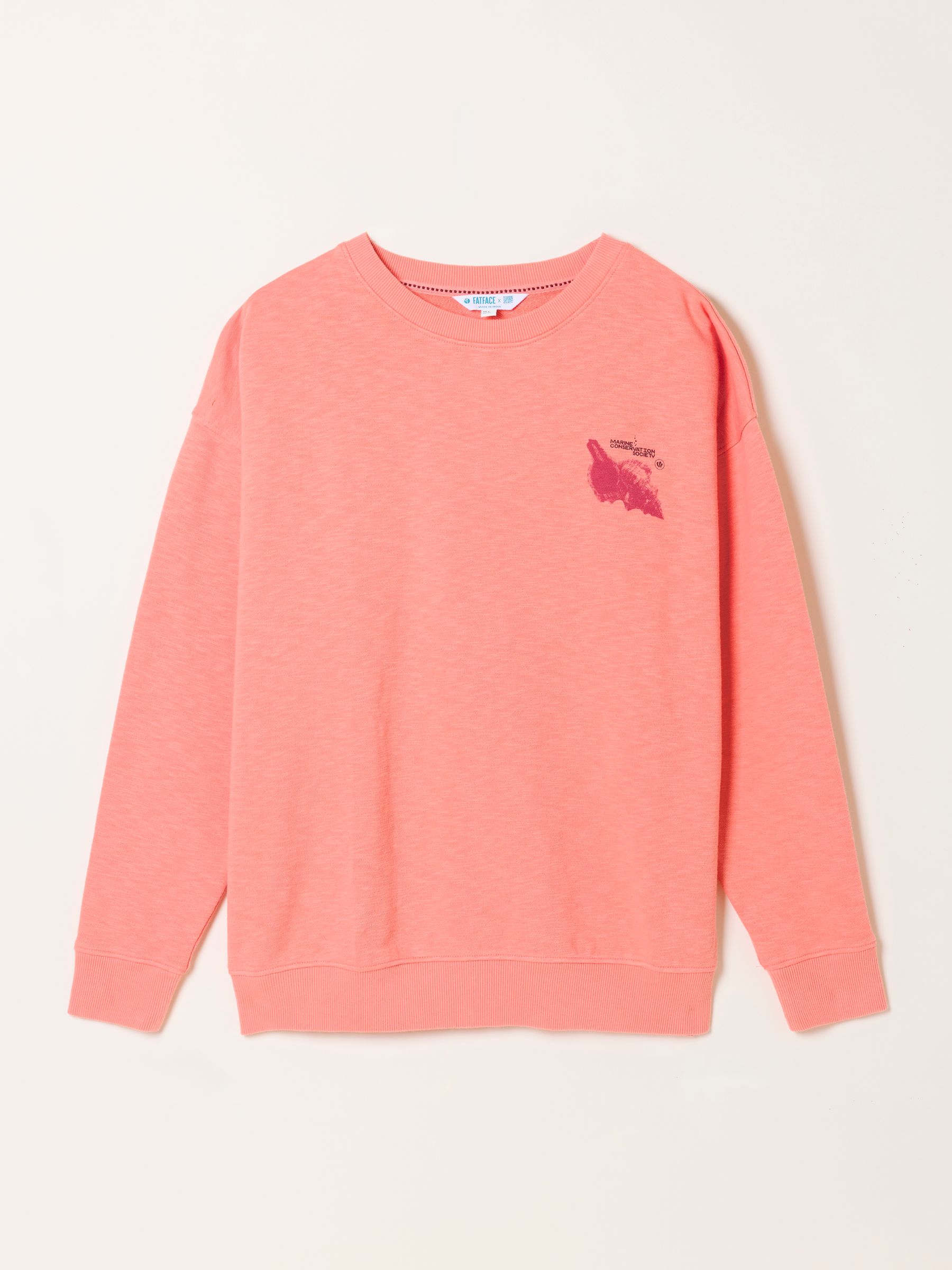 Emily Pink MCS Graphic Crew Sweat Top - Image 5 of 6