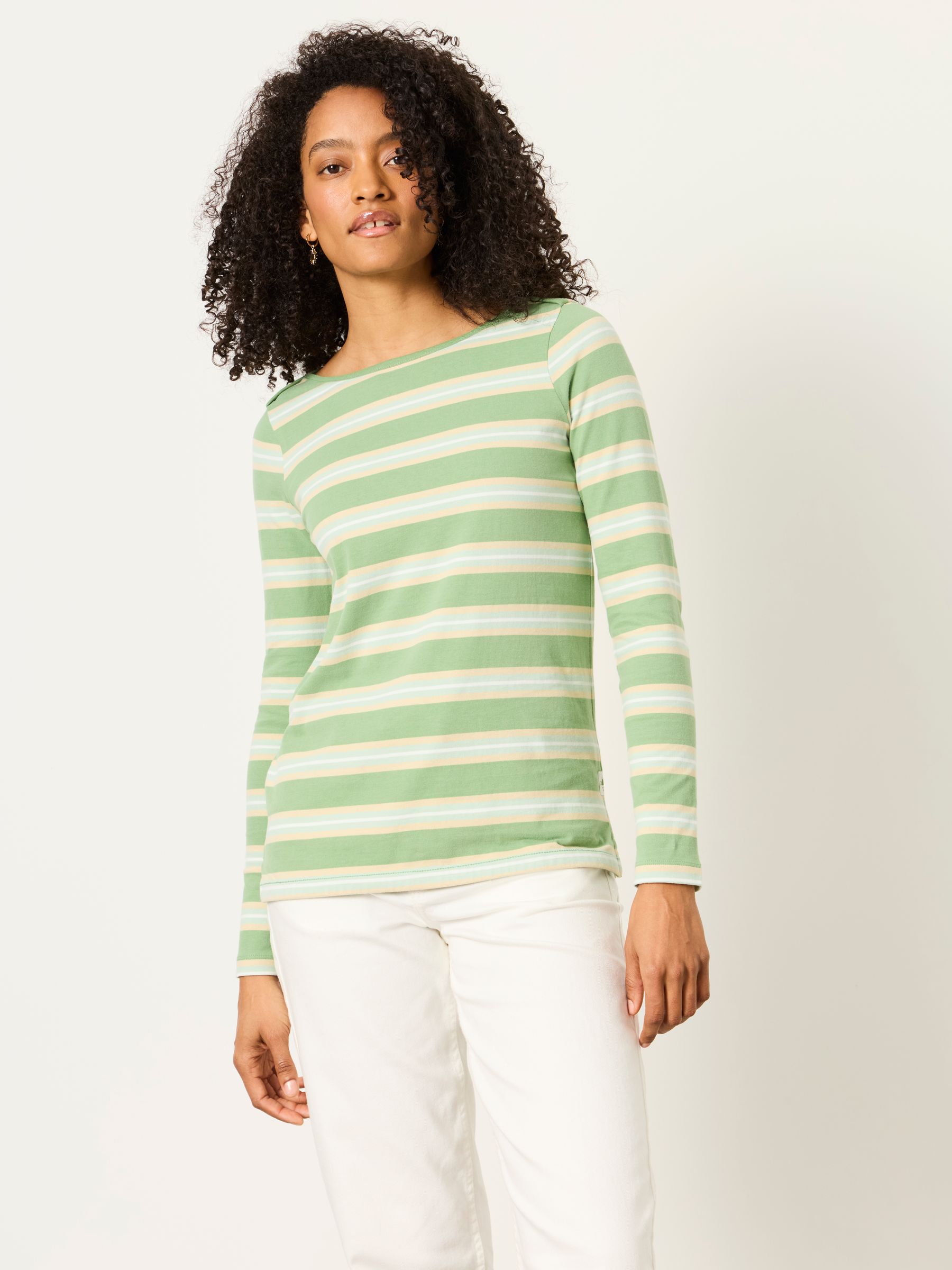 Striped 100% Cotton T-shirt