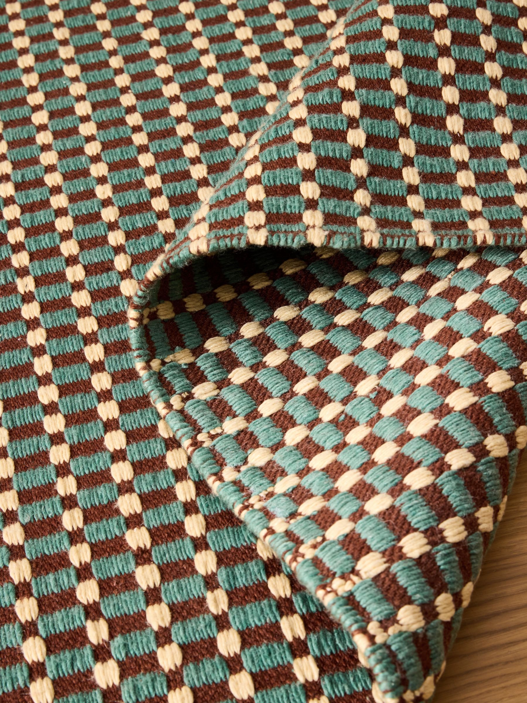 Ember Rug in Teal Blue - Image 3 of 5