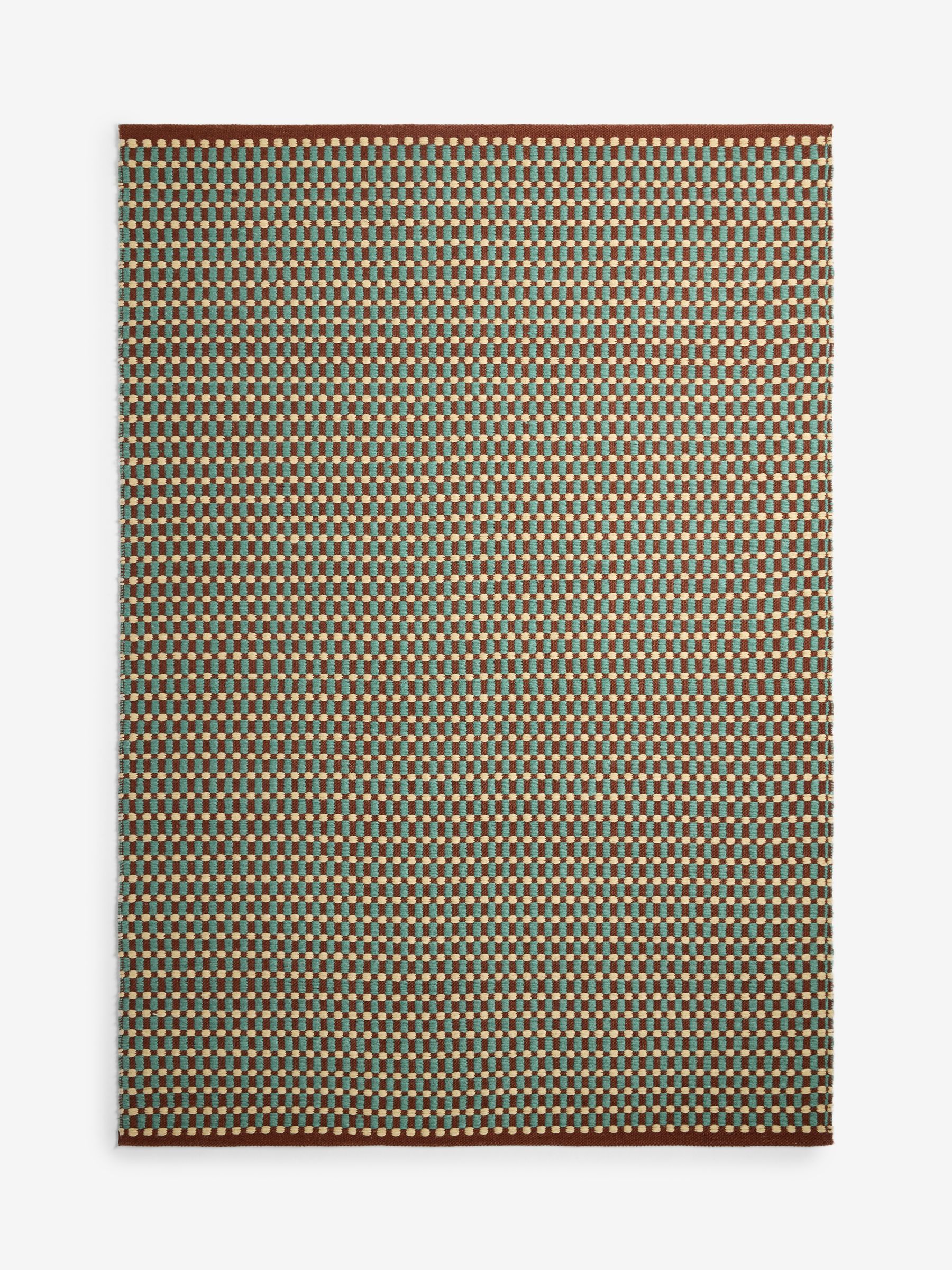 Ember Rug in Teal Blue - Image 4 of 5