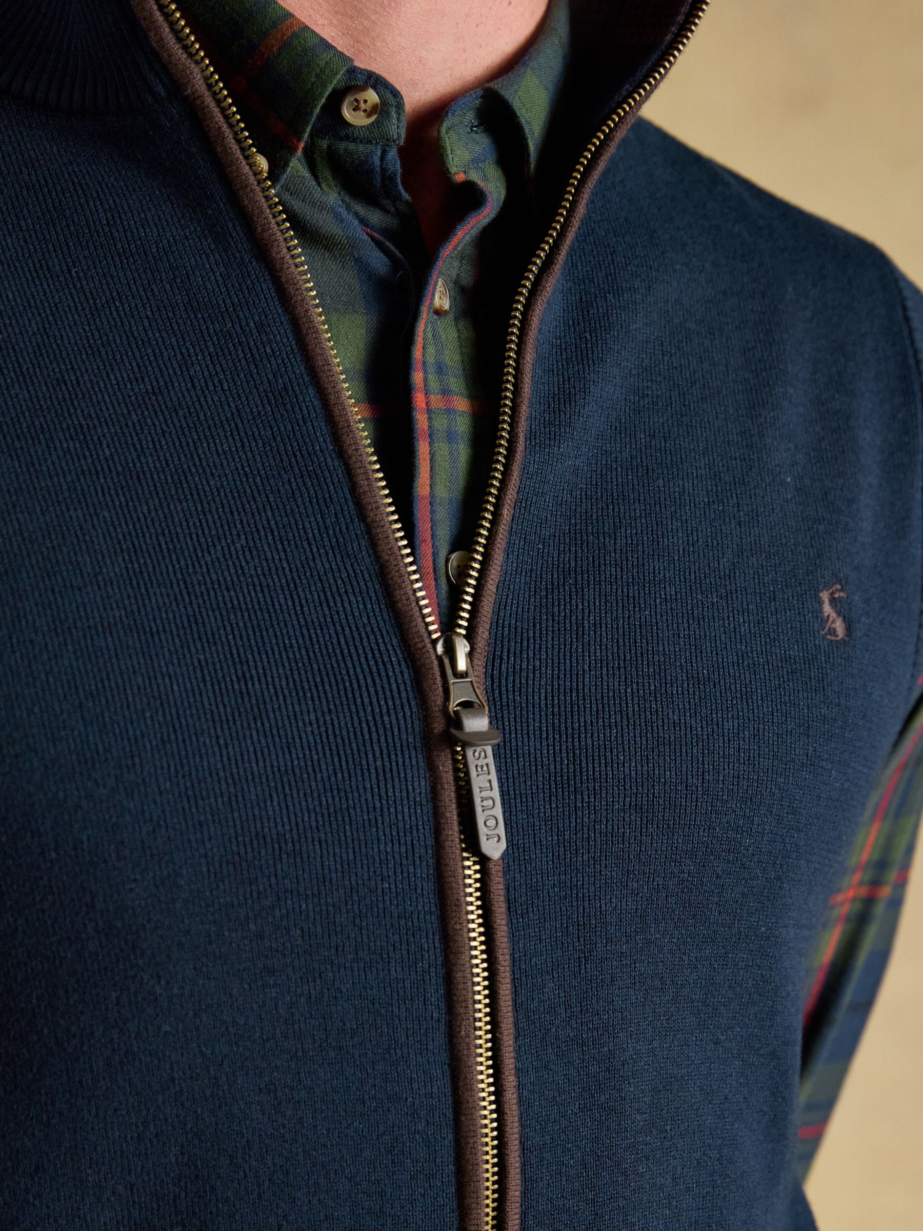 Navy Hillside Zip Up Gilet - Image 5 of 10