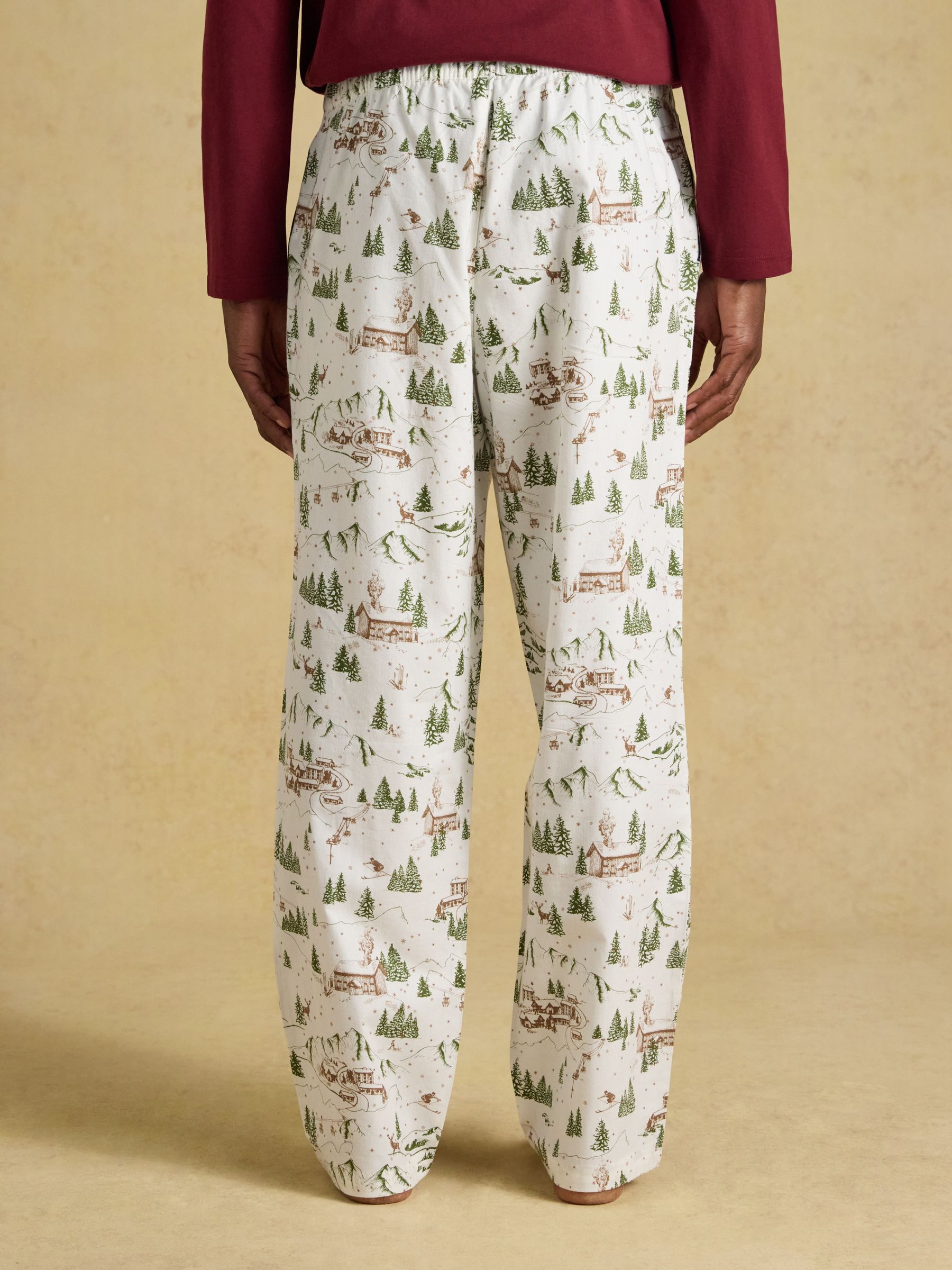Cream Relaxed Fit Pyjama Bottoms - Image 2 of 7