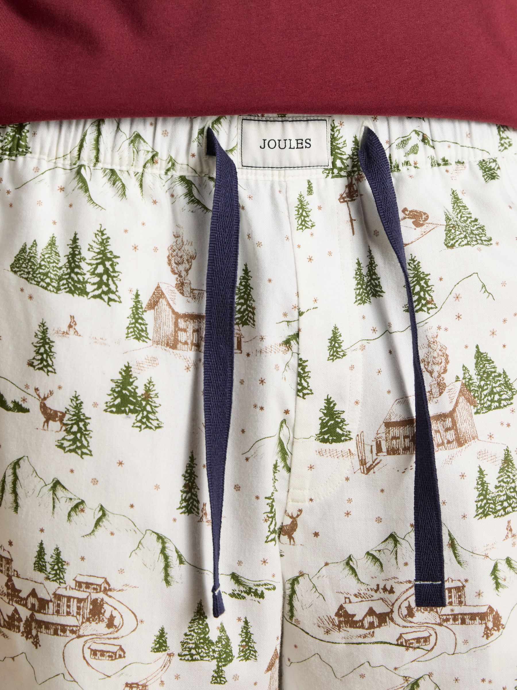 Cream Relaxed Fit Pyjama Bottoms - Image 4 of 7