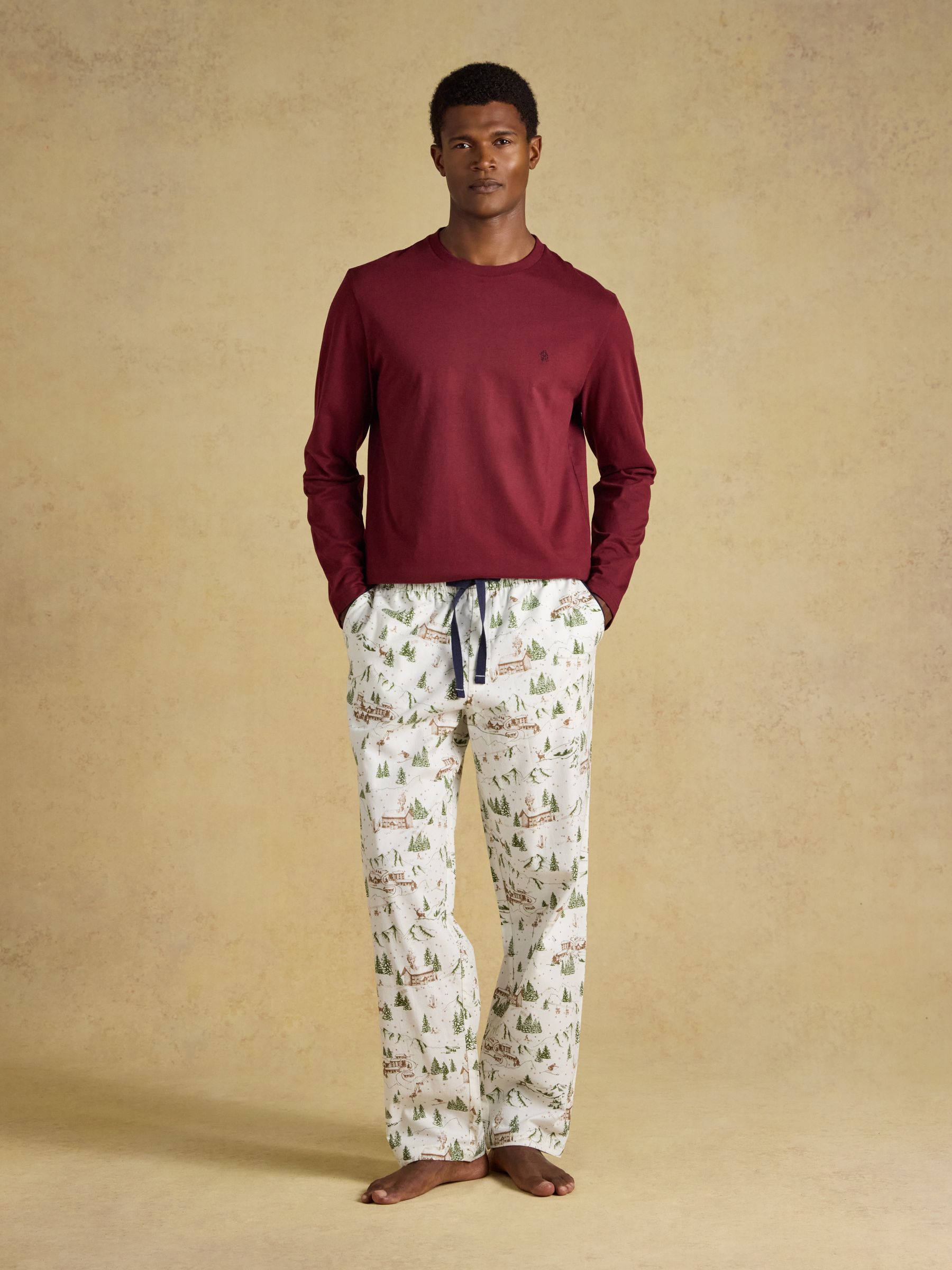 Cream Relaxed Fit Pyjama Bottoms - Image 5 of 7