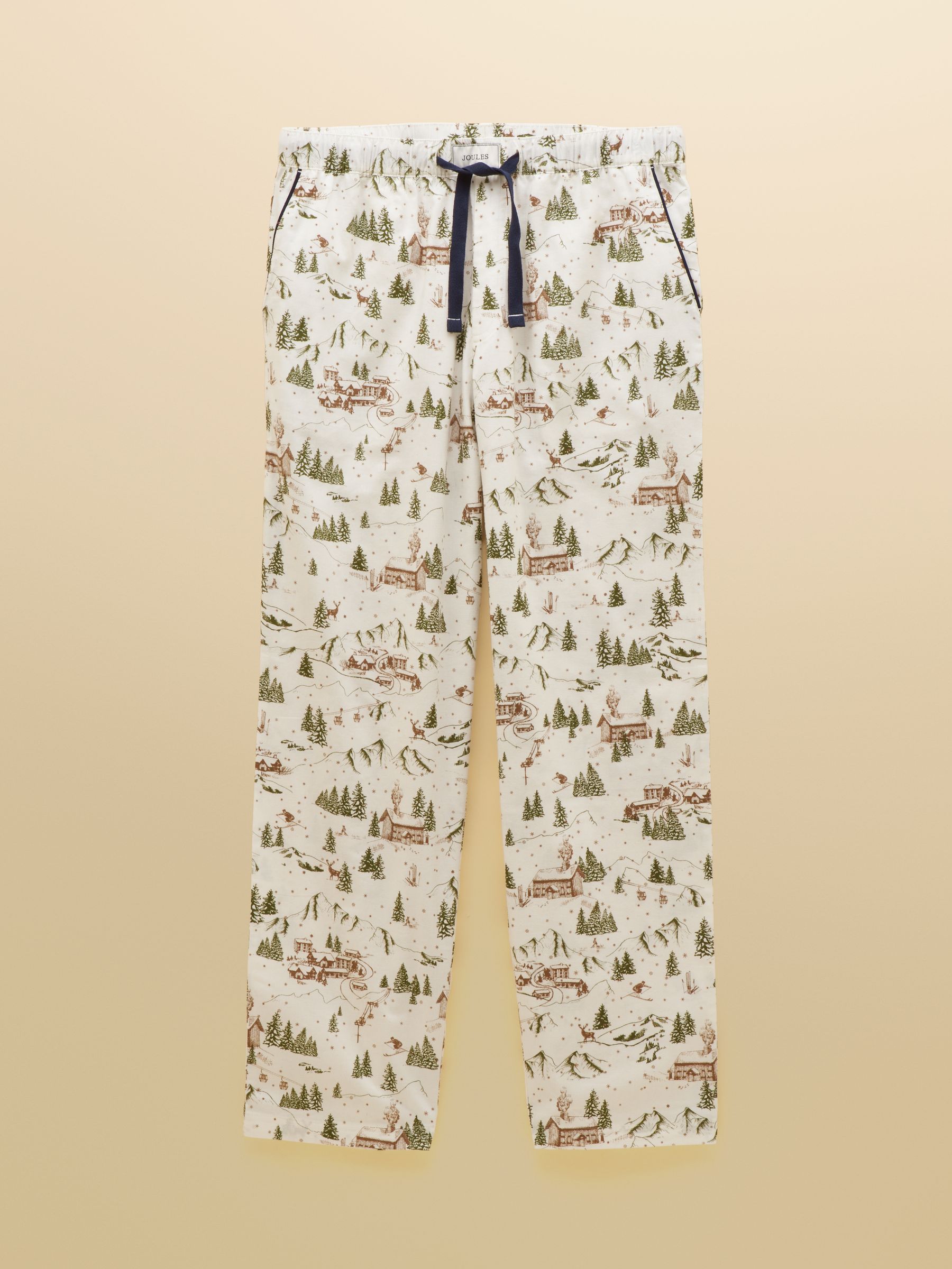 Cream Relaxed Fit Pyjama Bottoms - Image 7 of 7