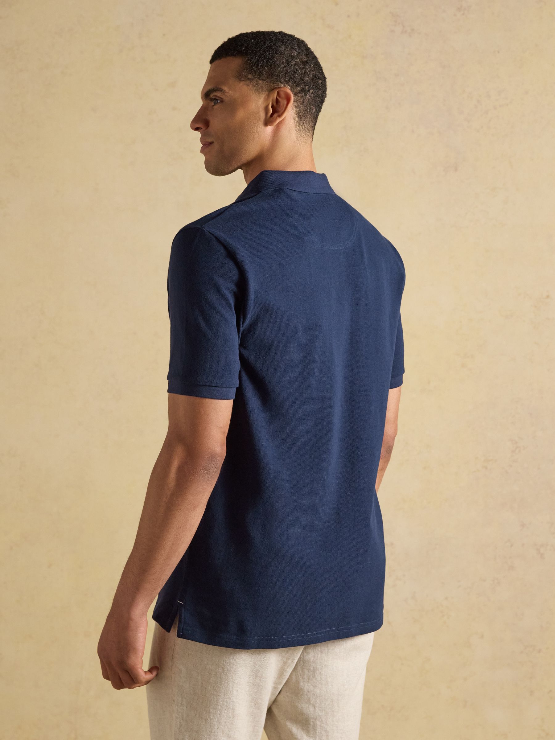 Woody Navy/Burgundy/Green Polo Shirts 3 Pack - Image 6 of 10