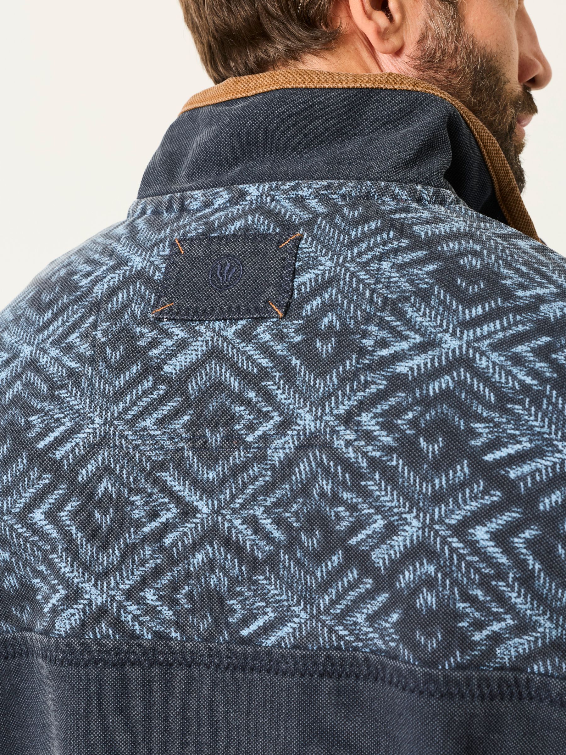 Knitted Sweat Top in Navy - Image 4 of 6