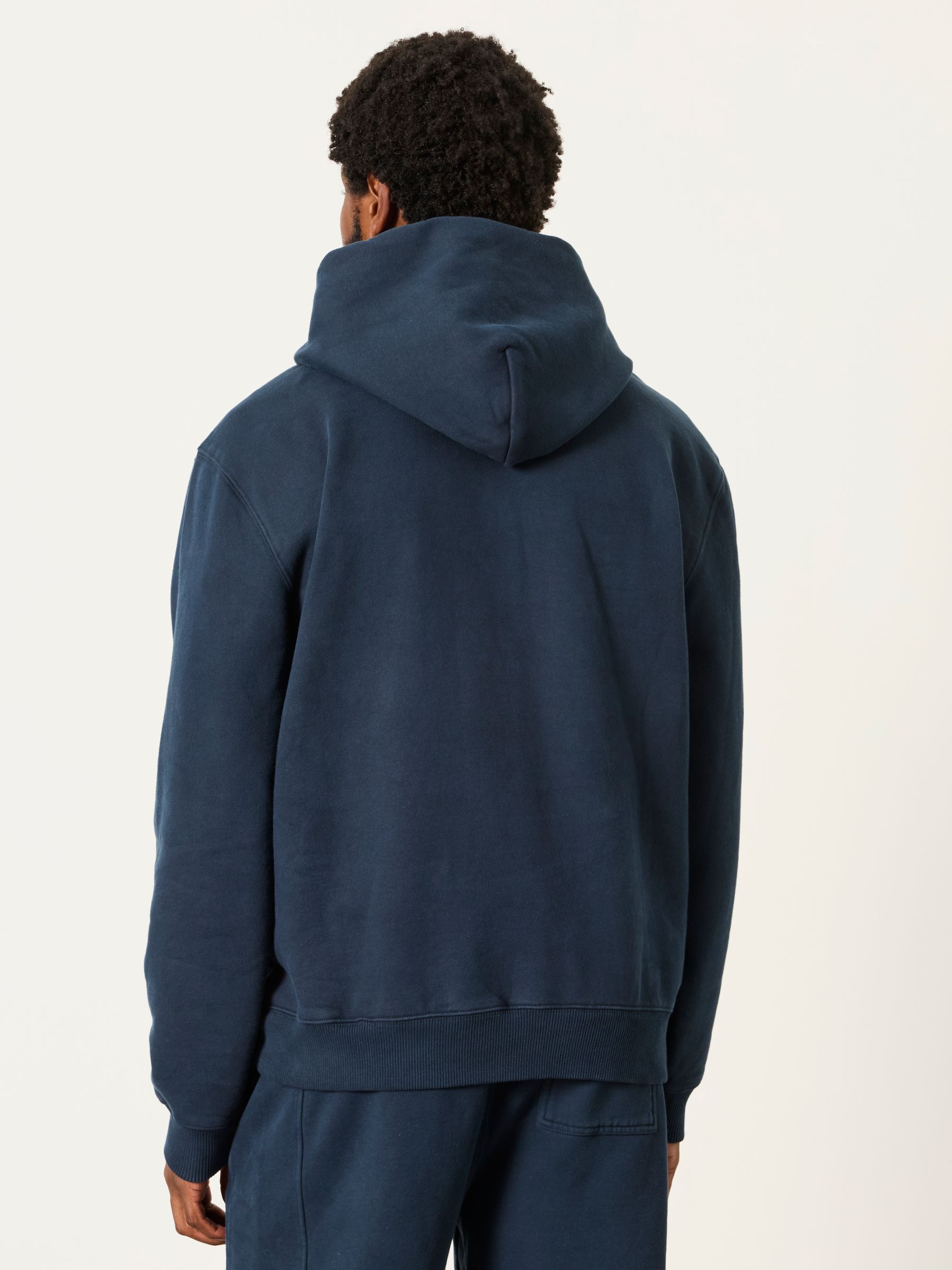 Hayle Navy Overhead Hoodie - Image 2 of 6