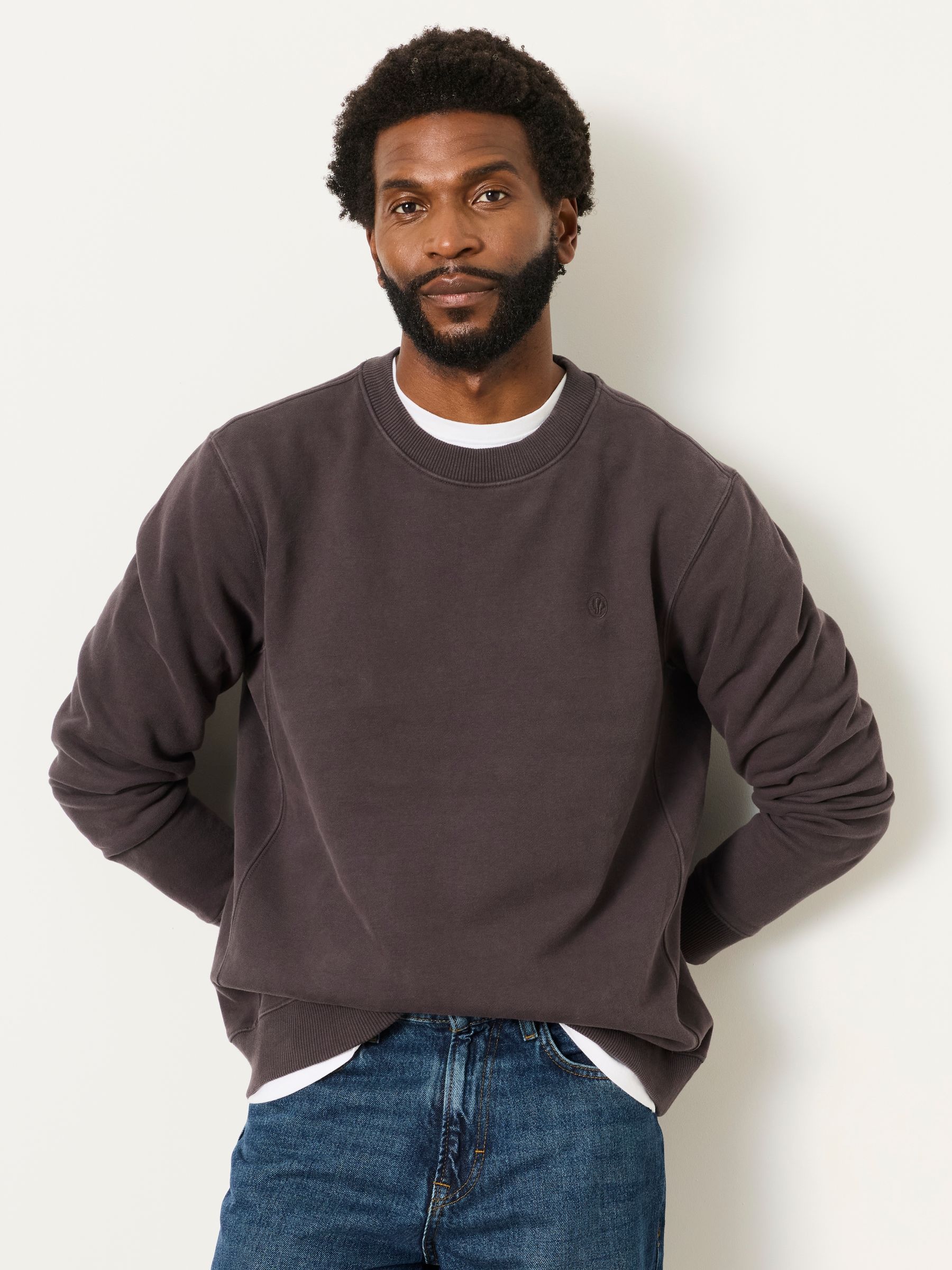 Hayle Charcoal Grey Crew - Image 1 of 6 Hayle Charcoal Grey Crew - Image 1 of 6