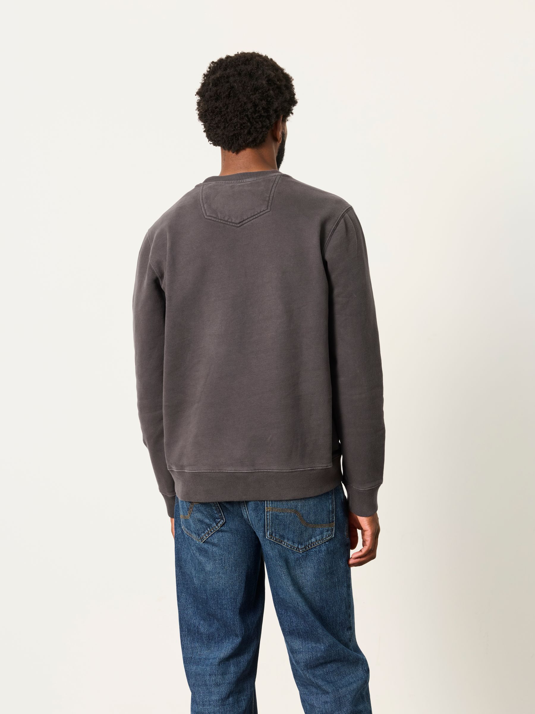 Hayle Charcoal Grey Crew - Image 2 of 6 Hayle Charcoal Grey Crew - Image 2 of 6