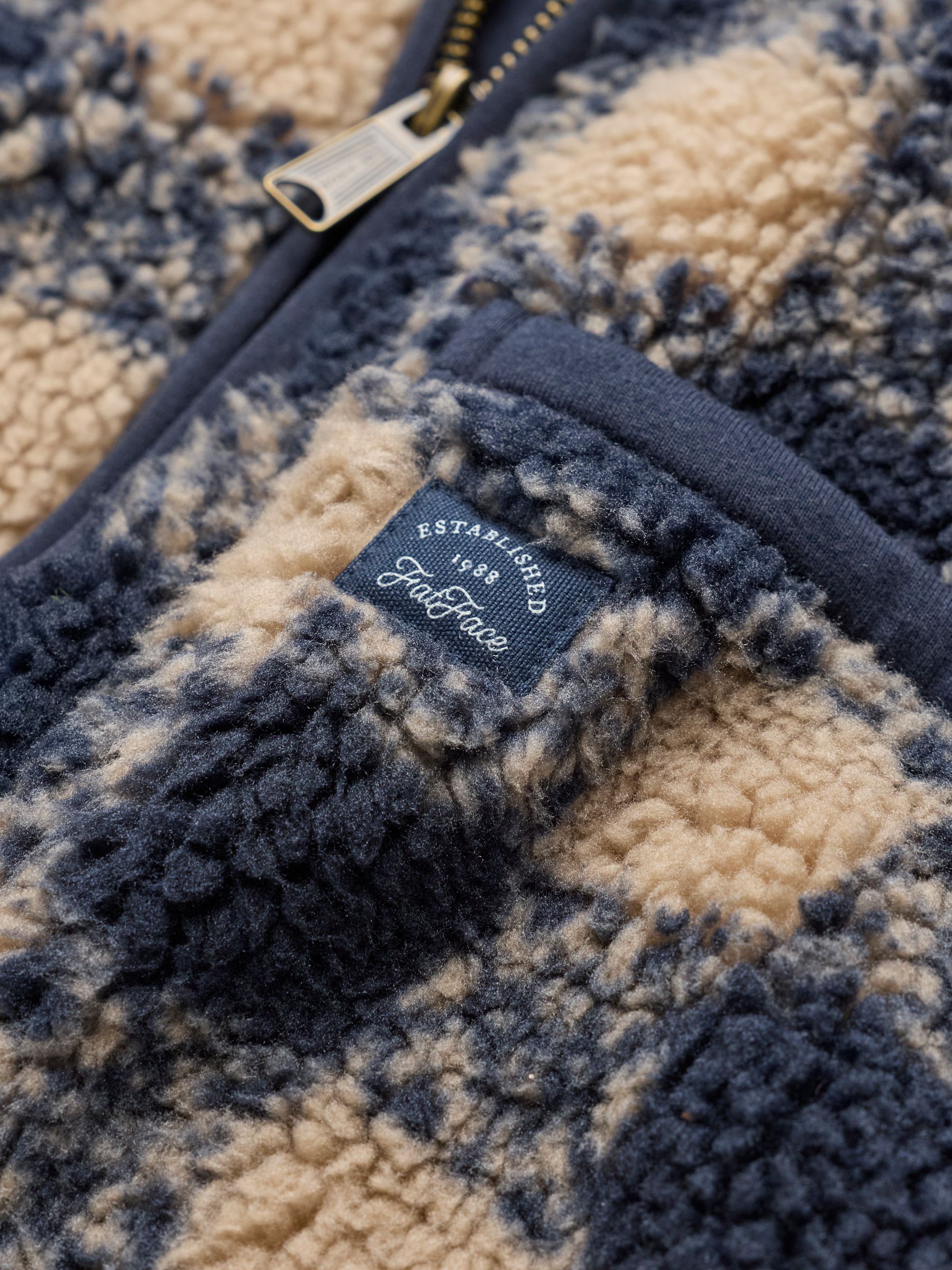 Navy Check Fleece - Image 3 of 3